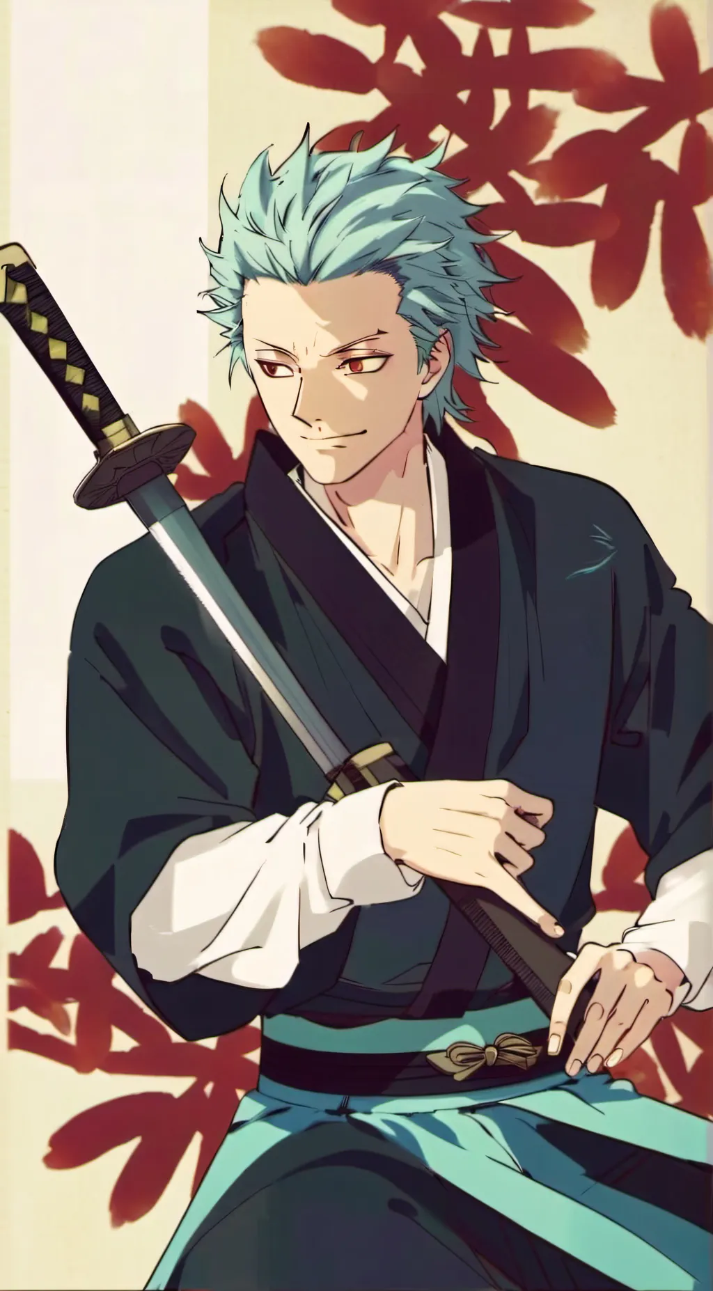 ai character: Roronoa zoro  background