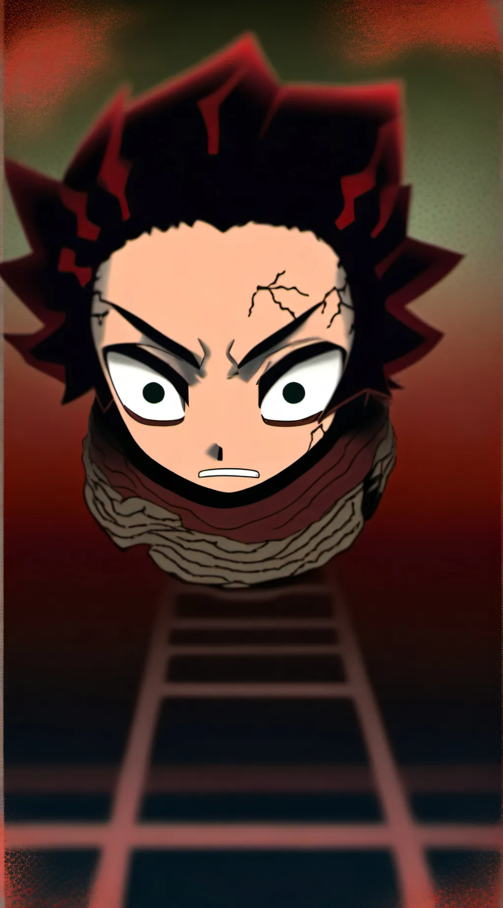 ai character: tanjiro kamado background