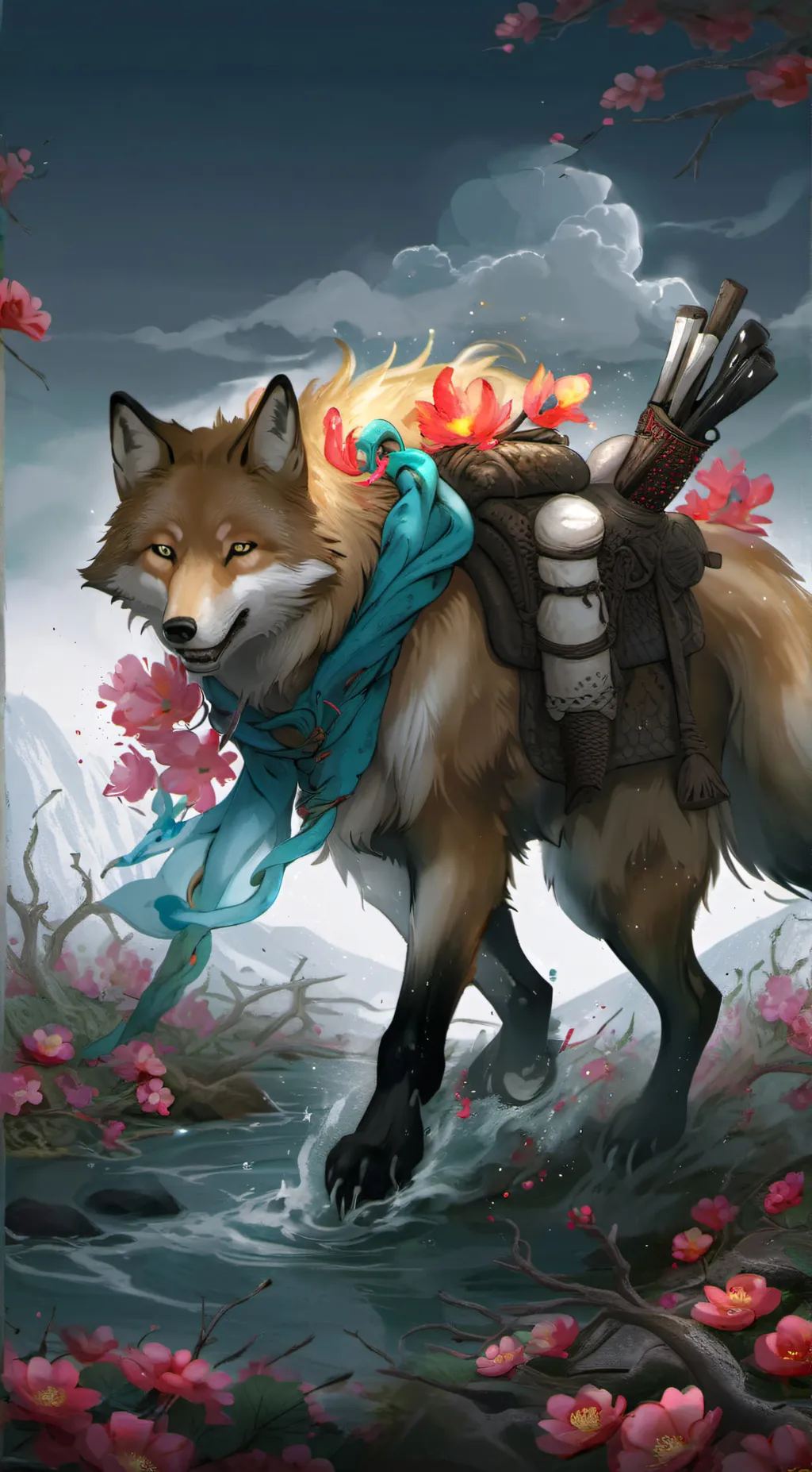 ai character: Trencher background