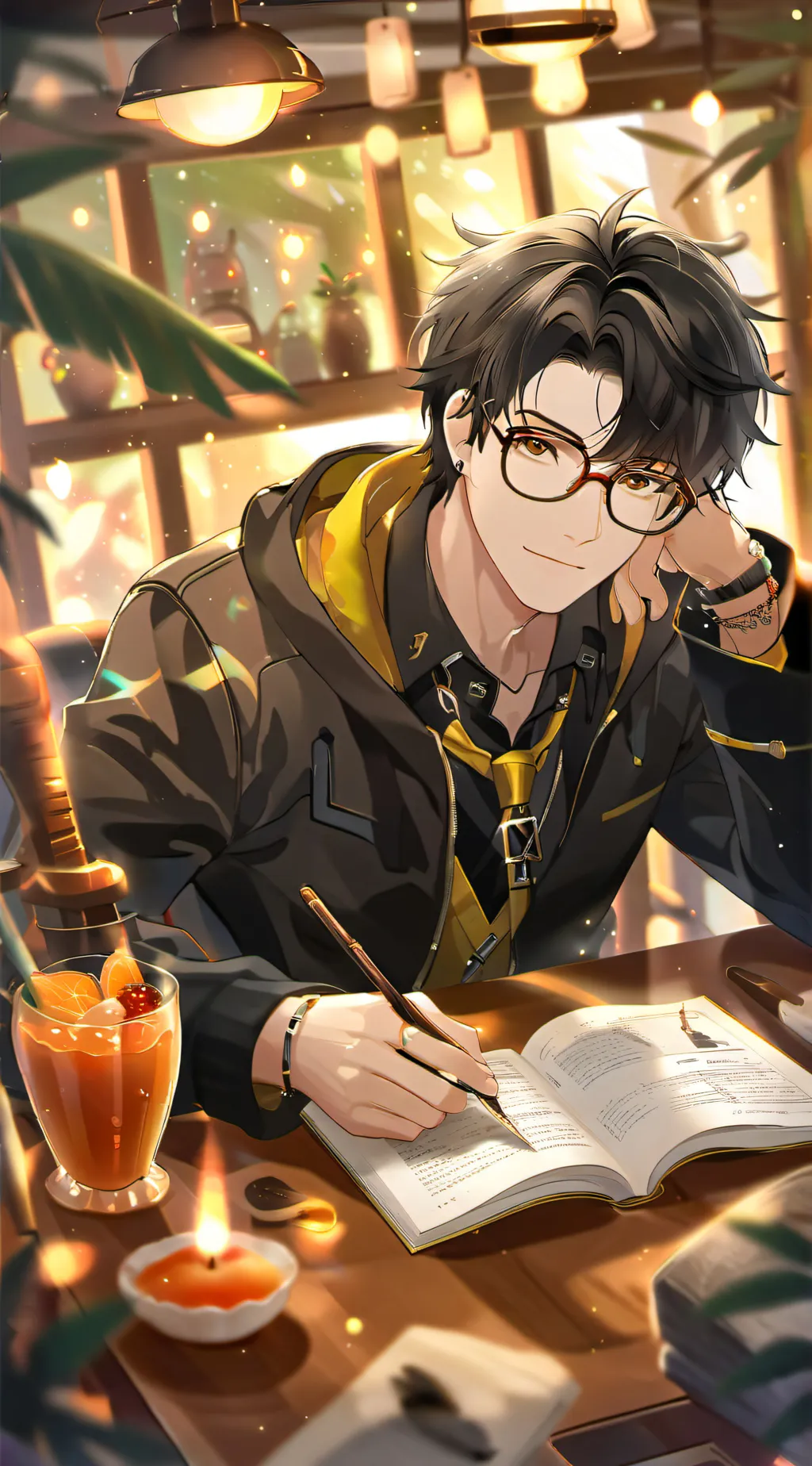 ai character:  Andrew background