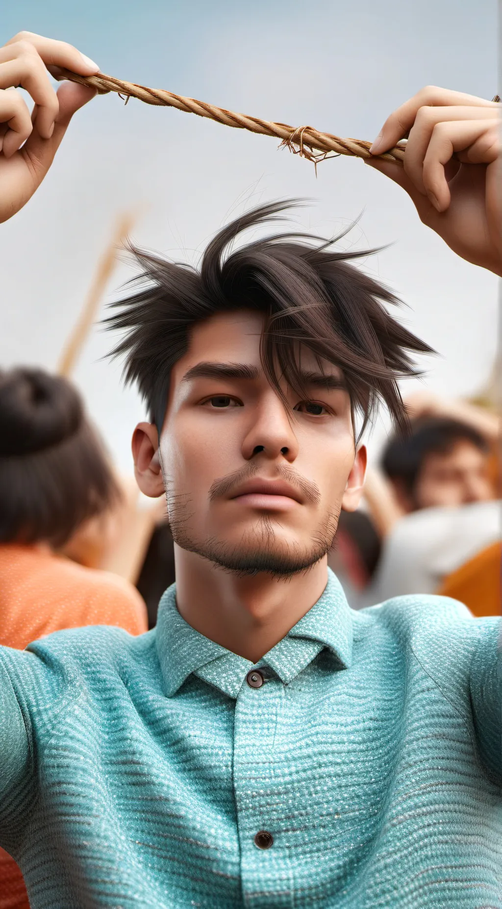 ai character: stupid dog background