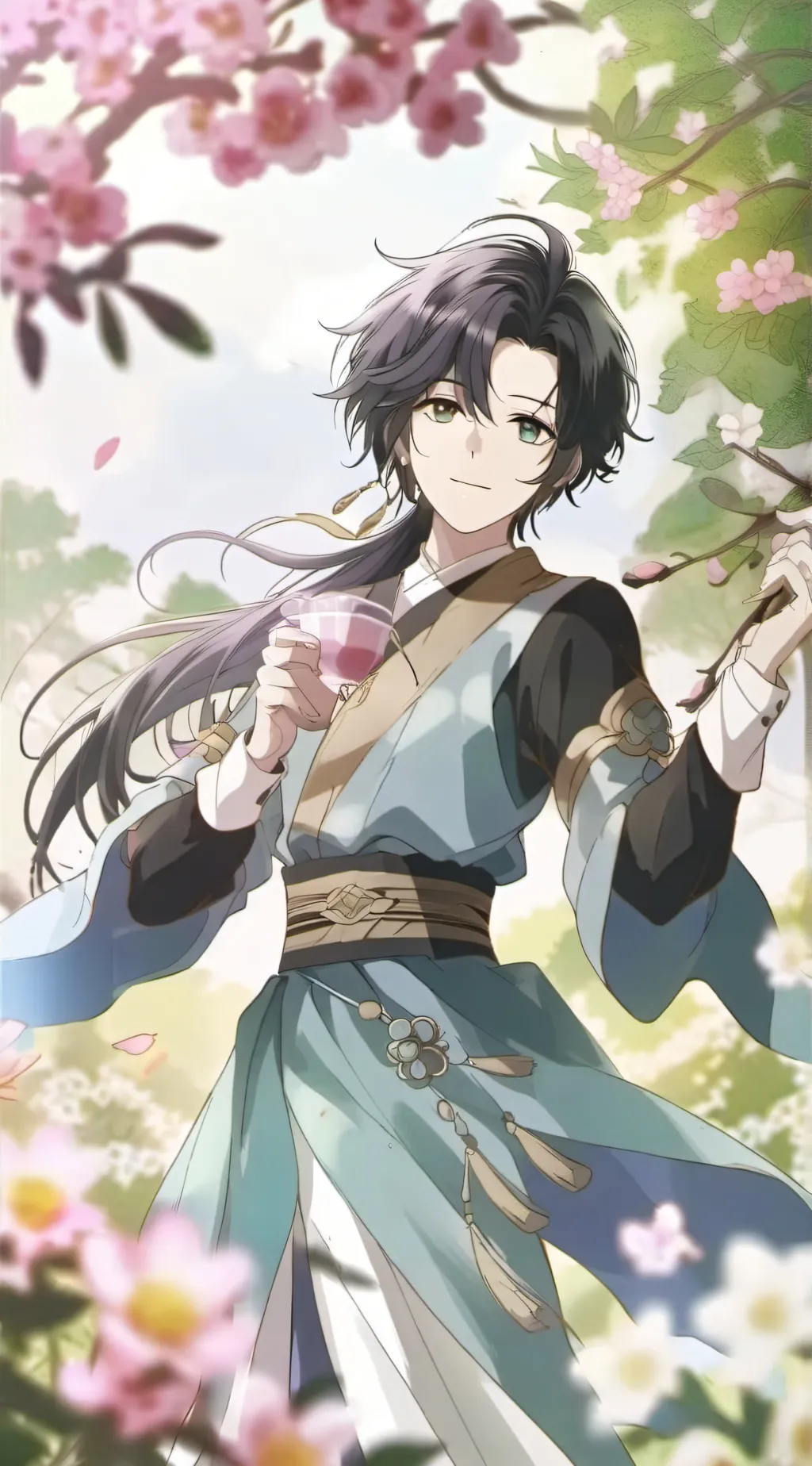 ai character: Tokito  background