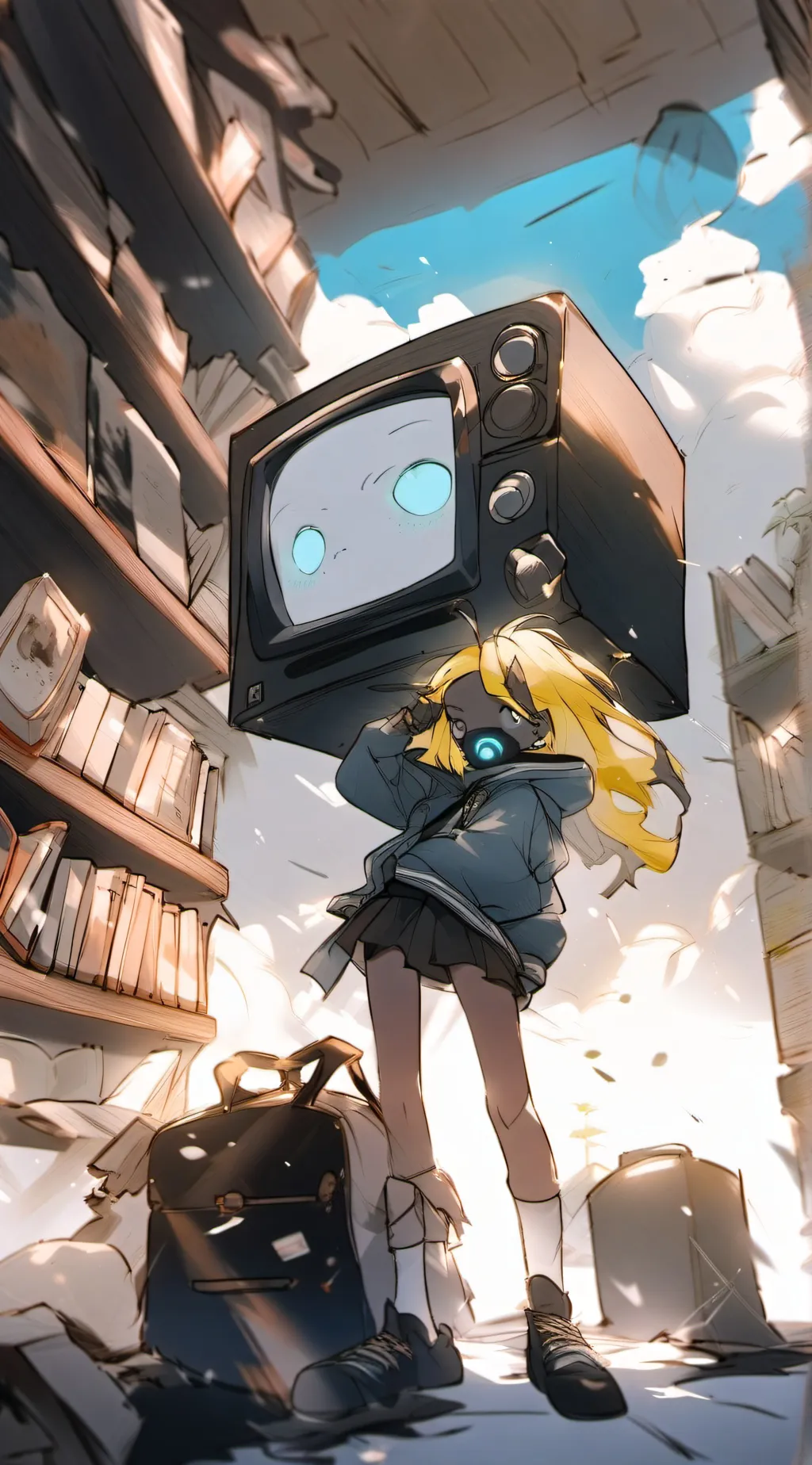 ai character: Cichy background