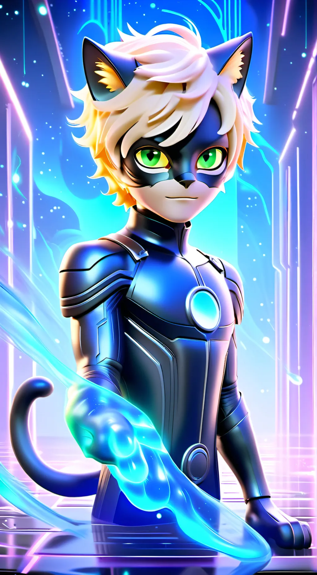 ai character: Chat Noir [Taken] background