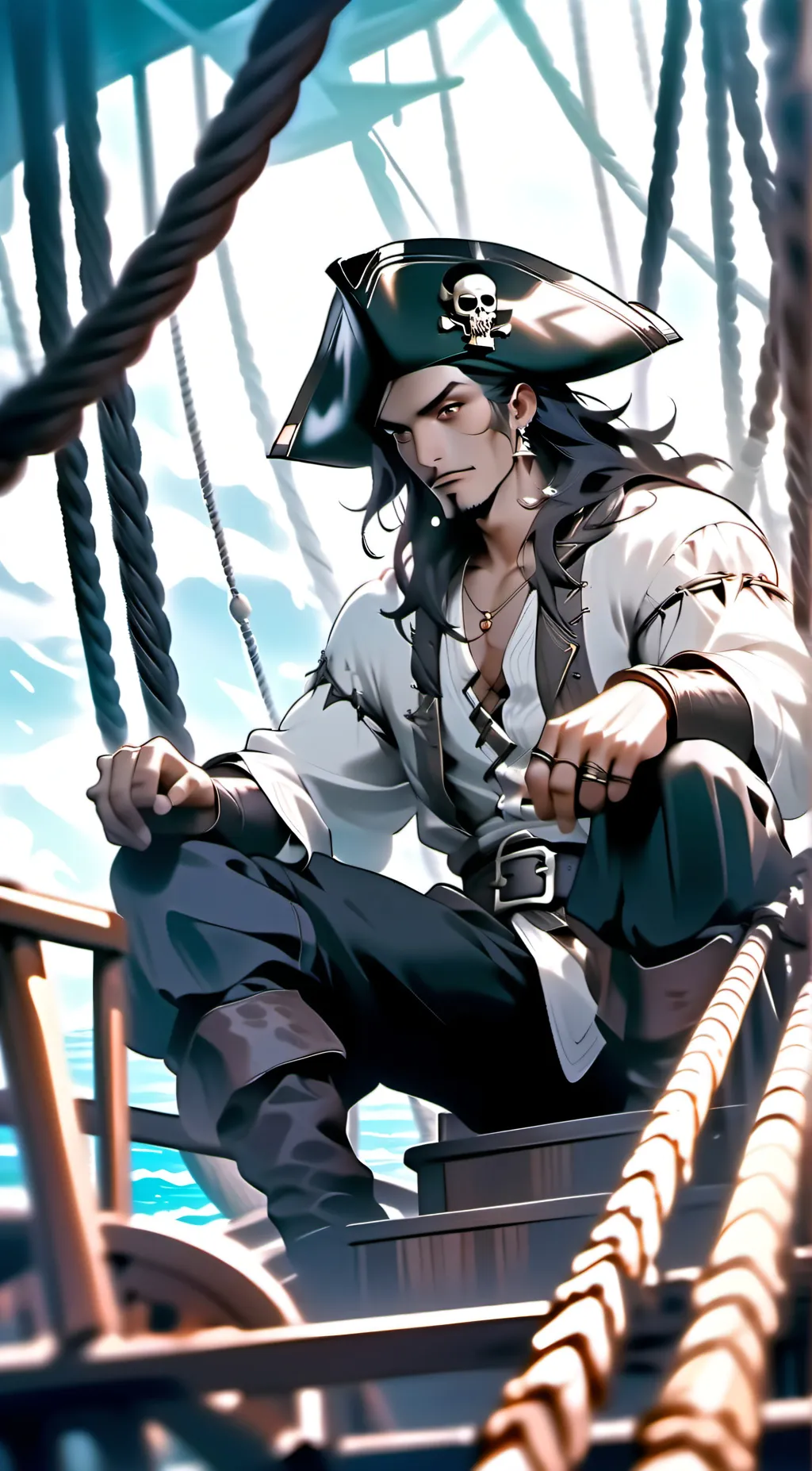 ai character: Capt. Jack Mayhem background