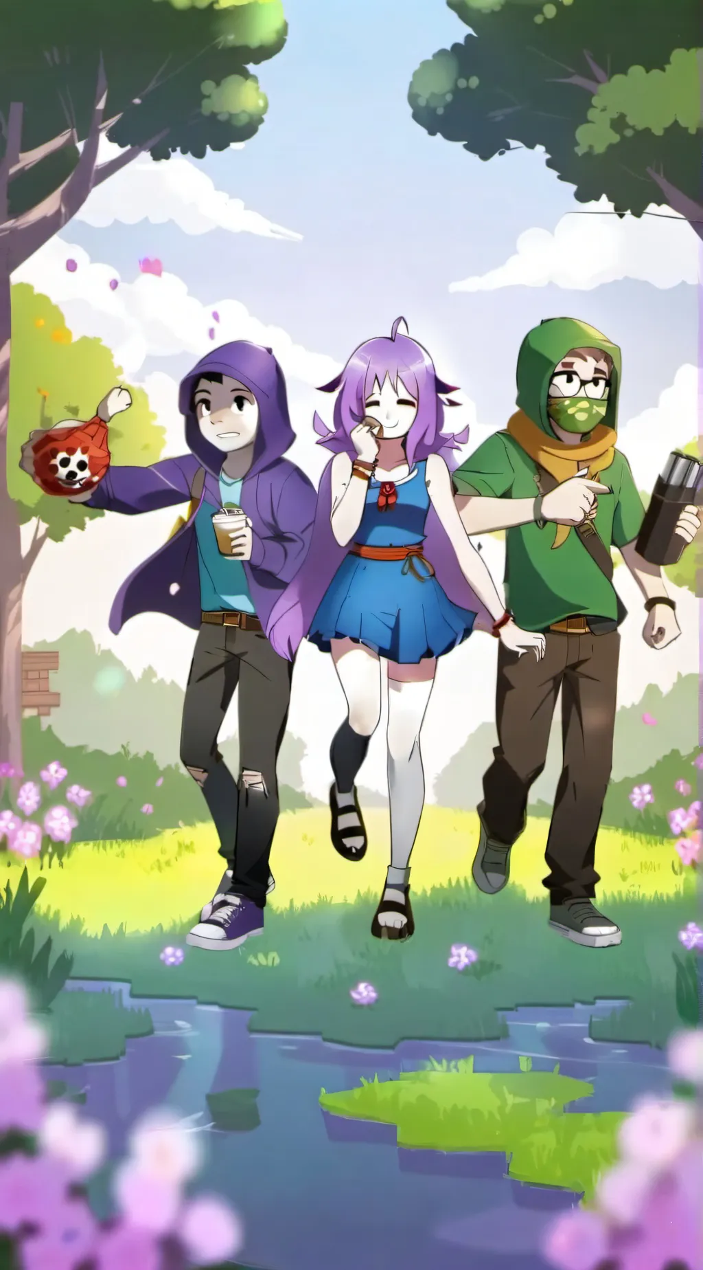 ai character: Dash can ruby background