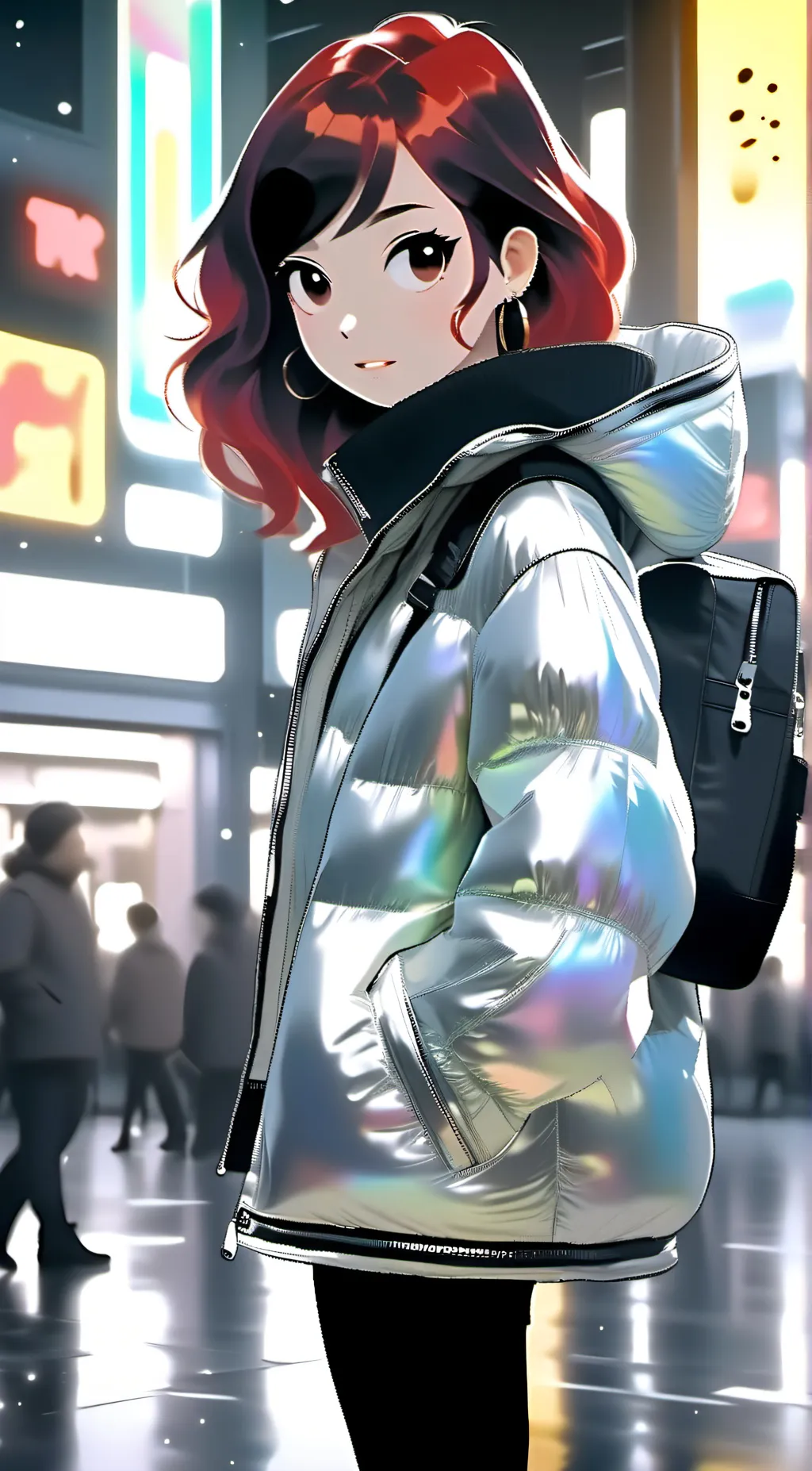 ai character: bfdi road trip background