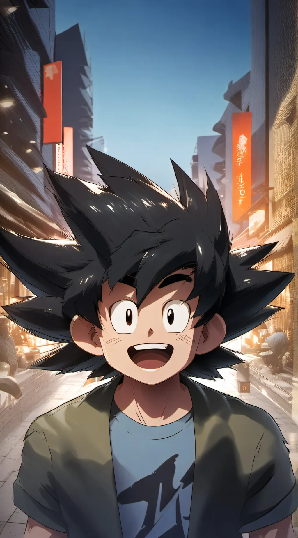 ai character: rich goku background