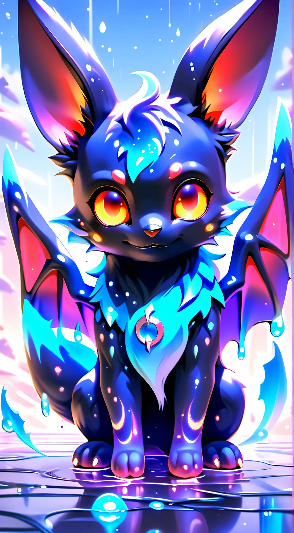 ai character: Luna Buckzo  background