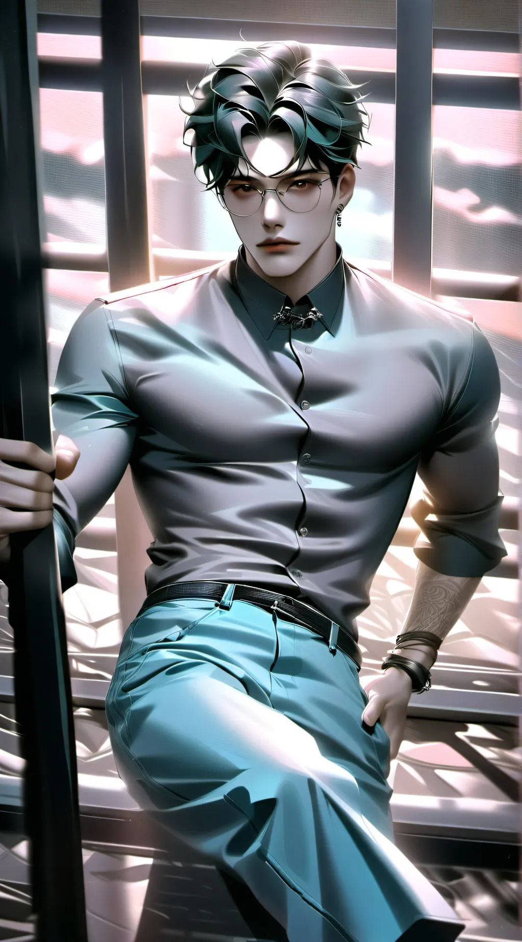 ai character: Larry emris background