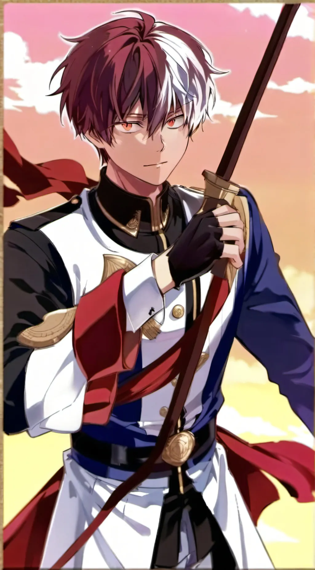 ai character: Prince Shoto  background