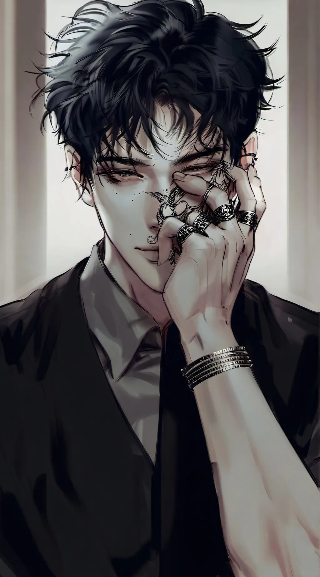 ai character: Chad 🖤 background