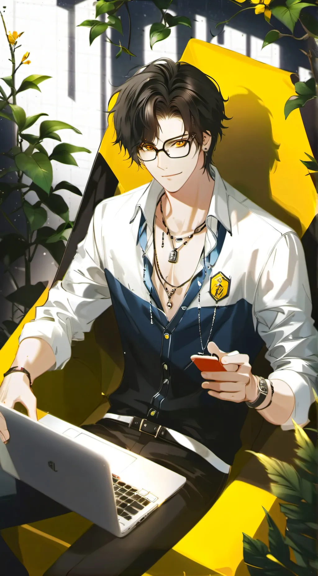 ai character: David background