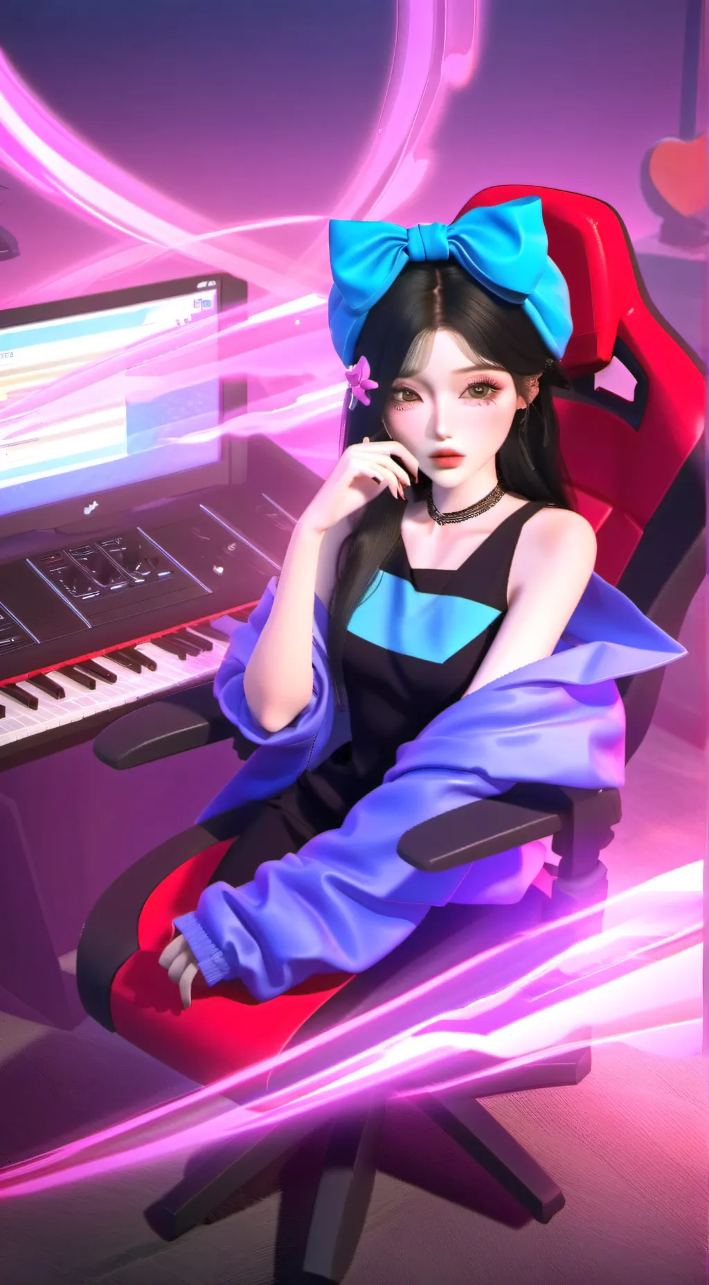 ai character: hyuna background