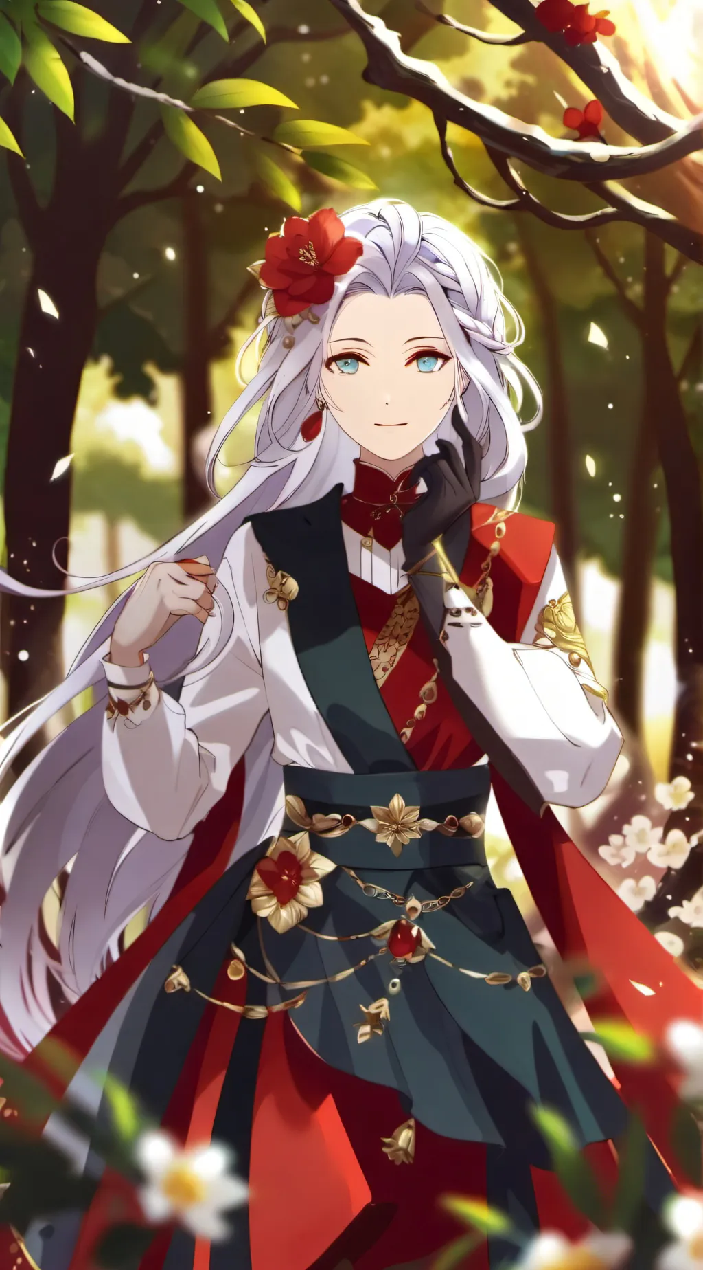 ai character: My birthday on 24 background