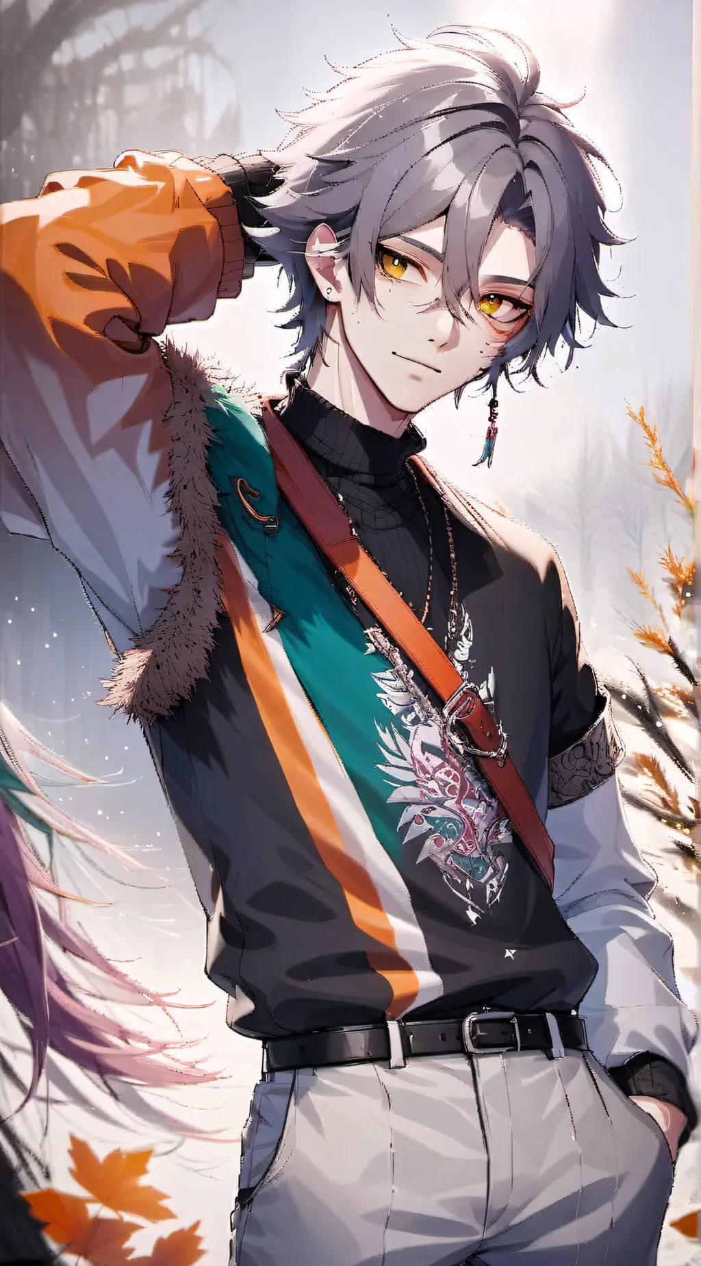 ai character: Ashton South background