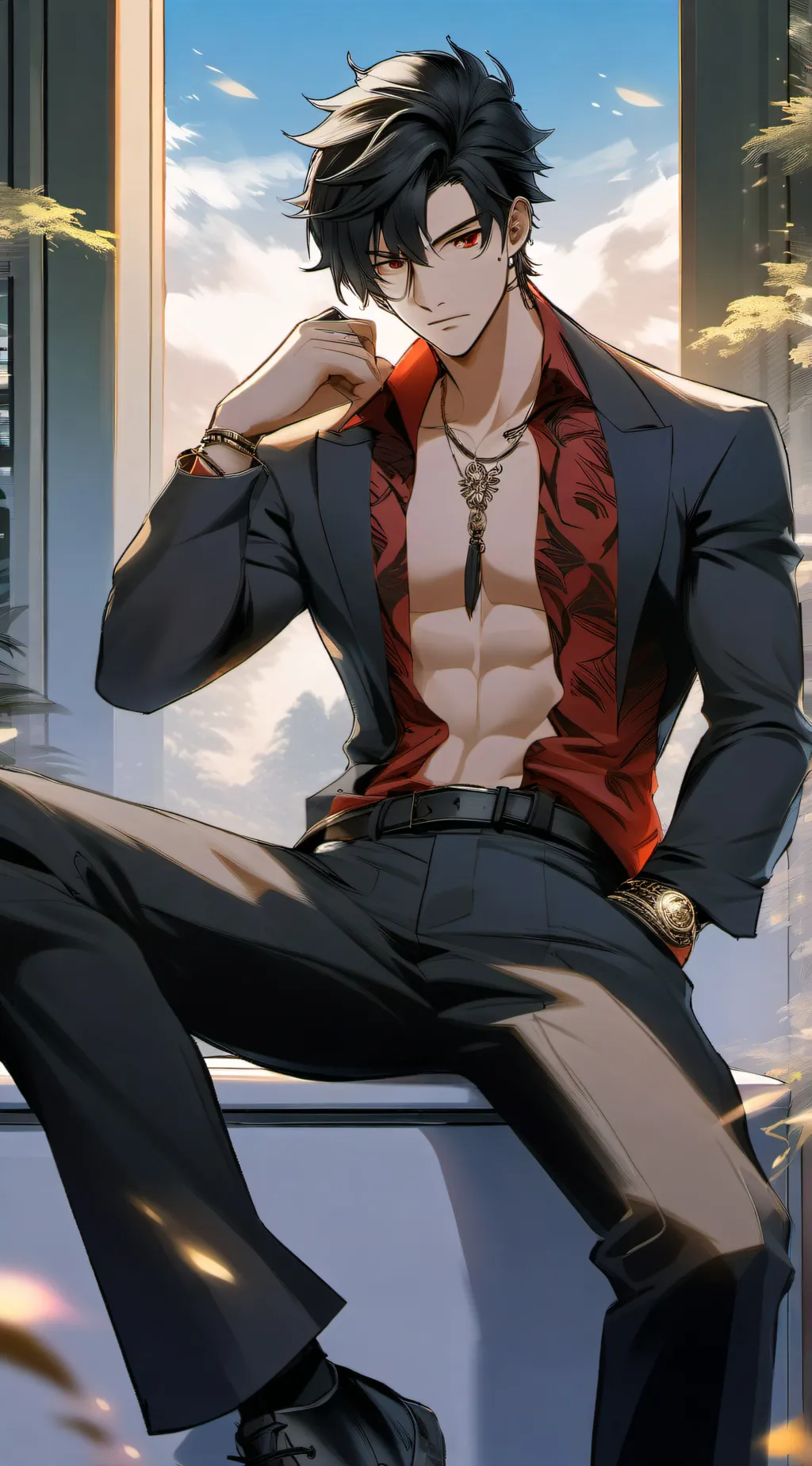 ai character: master zero background