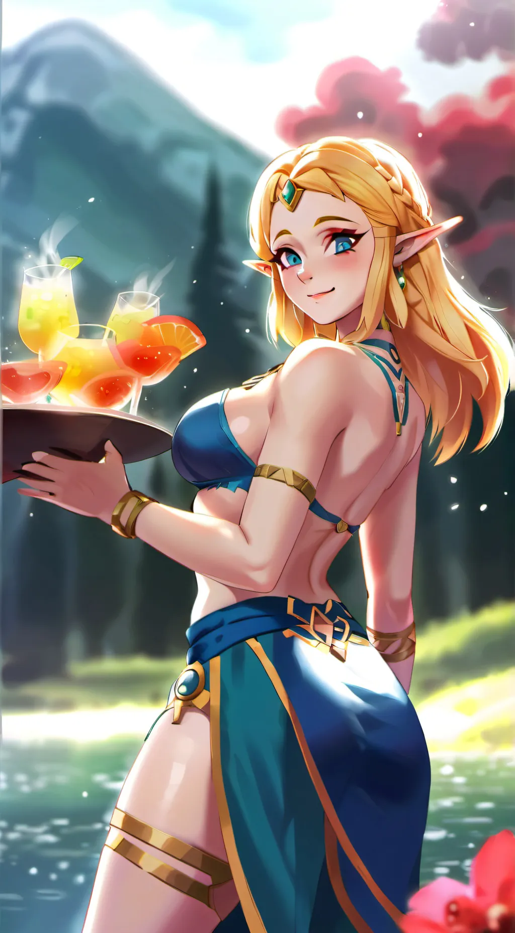 ai character: Zelda background