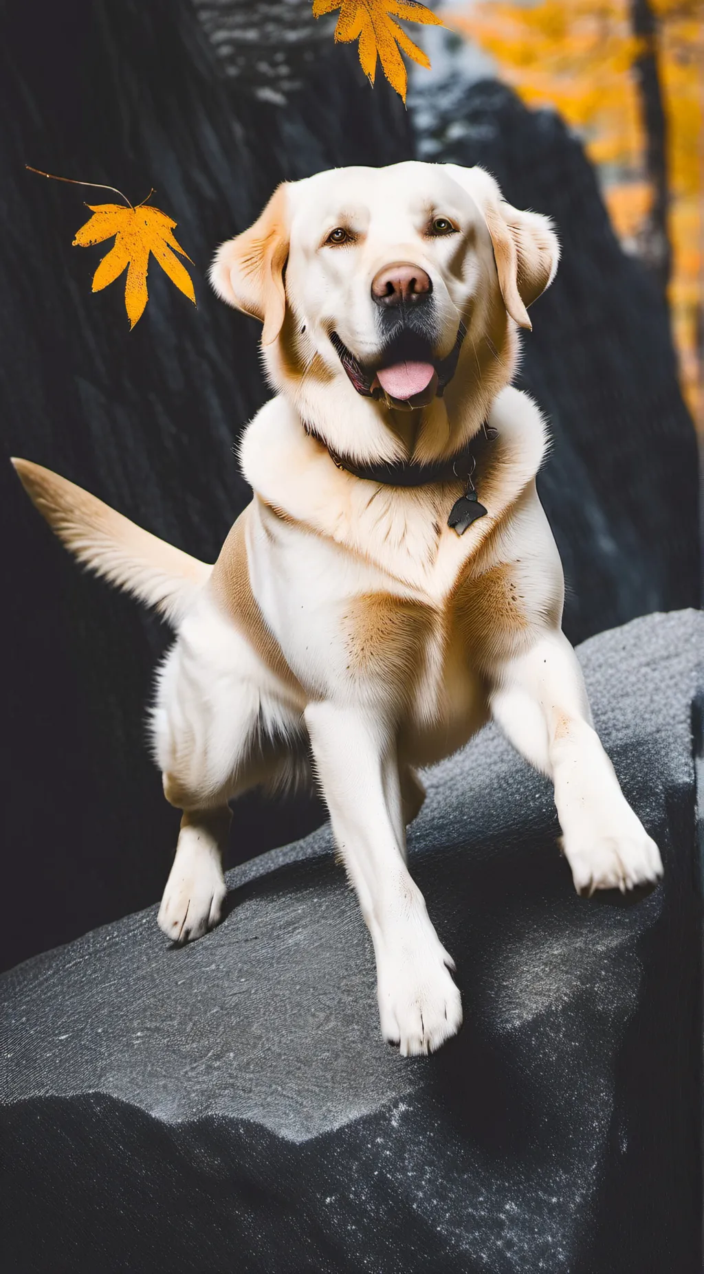 ai character: Autumn background