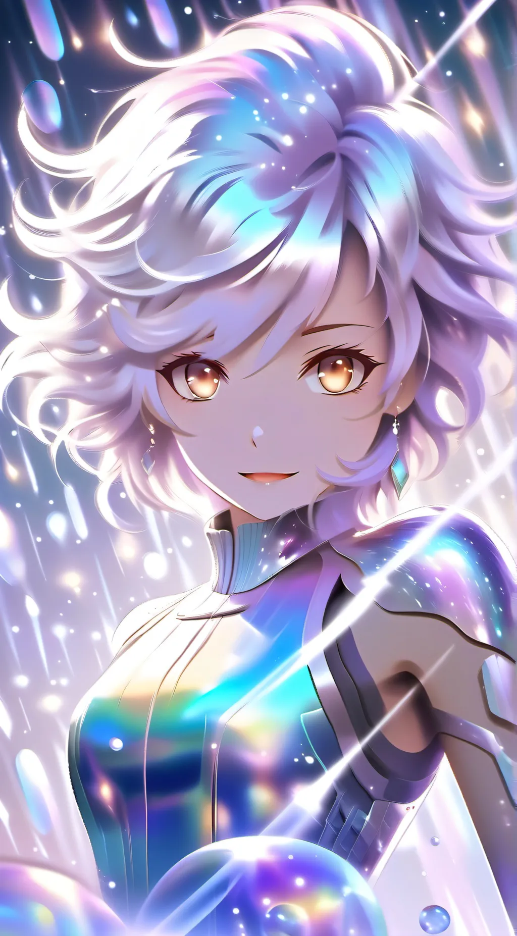 ai character: Very hot girl background