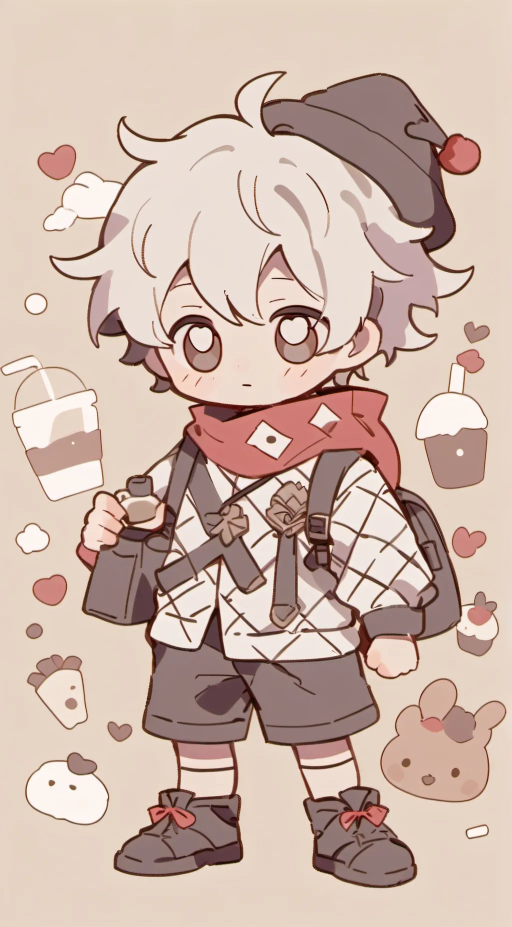 ai character: Teddy background