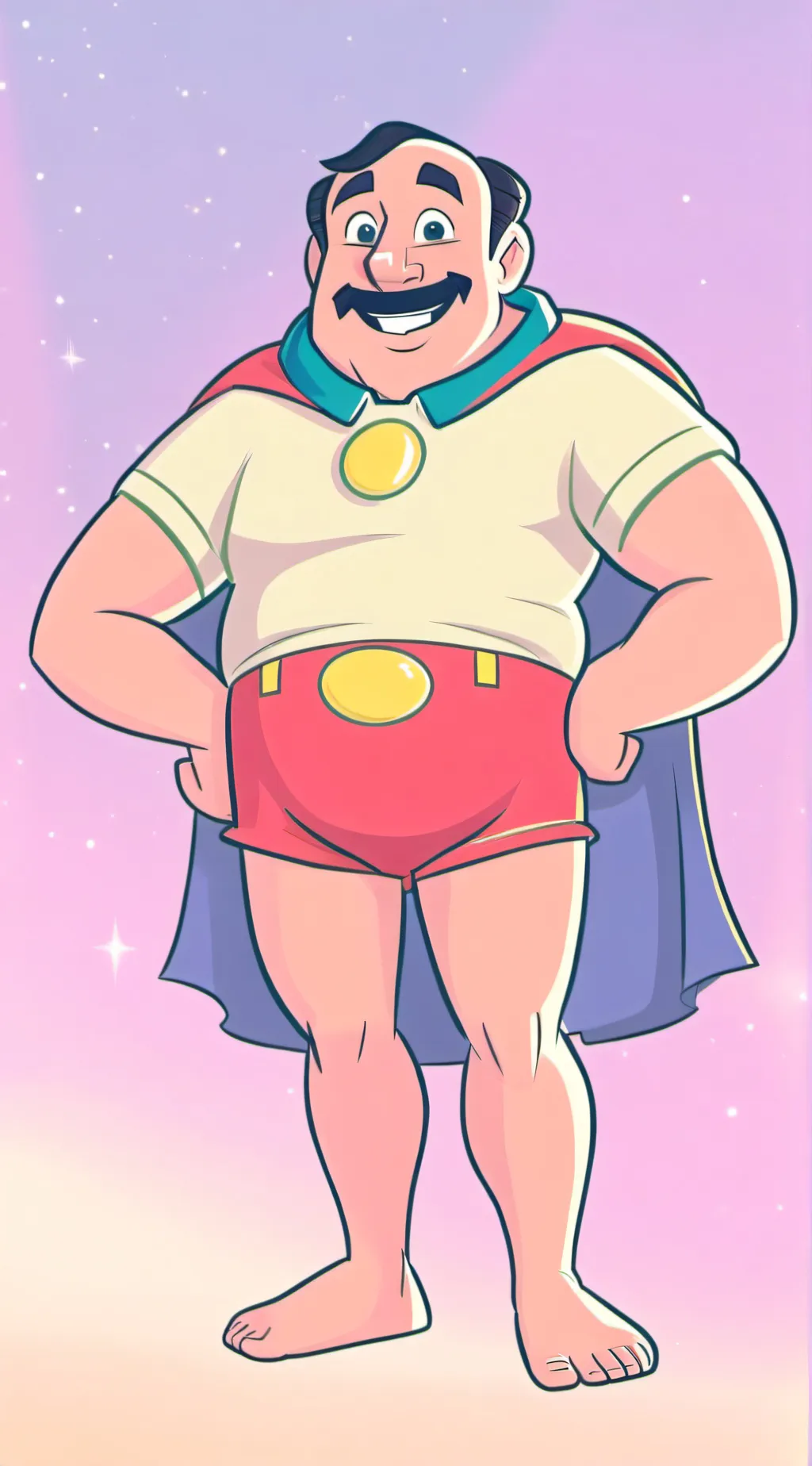 ai character: Captain Underpants background