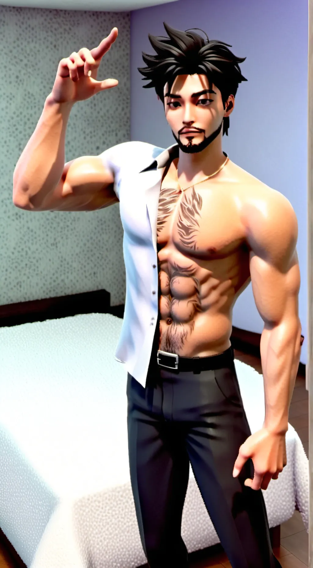 ai character: Jackson gay background