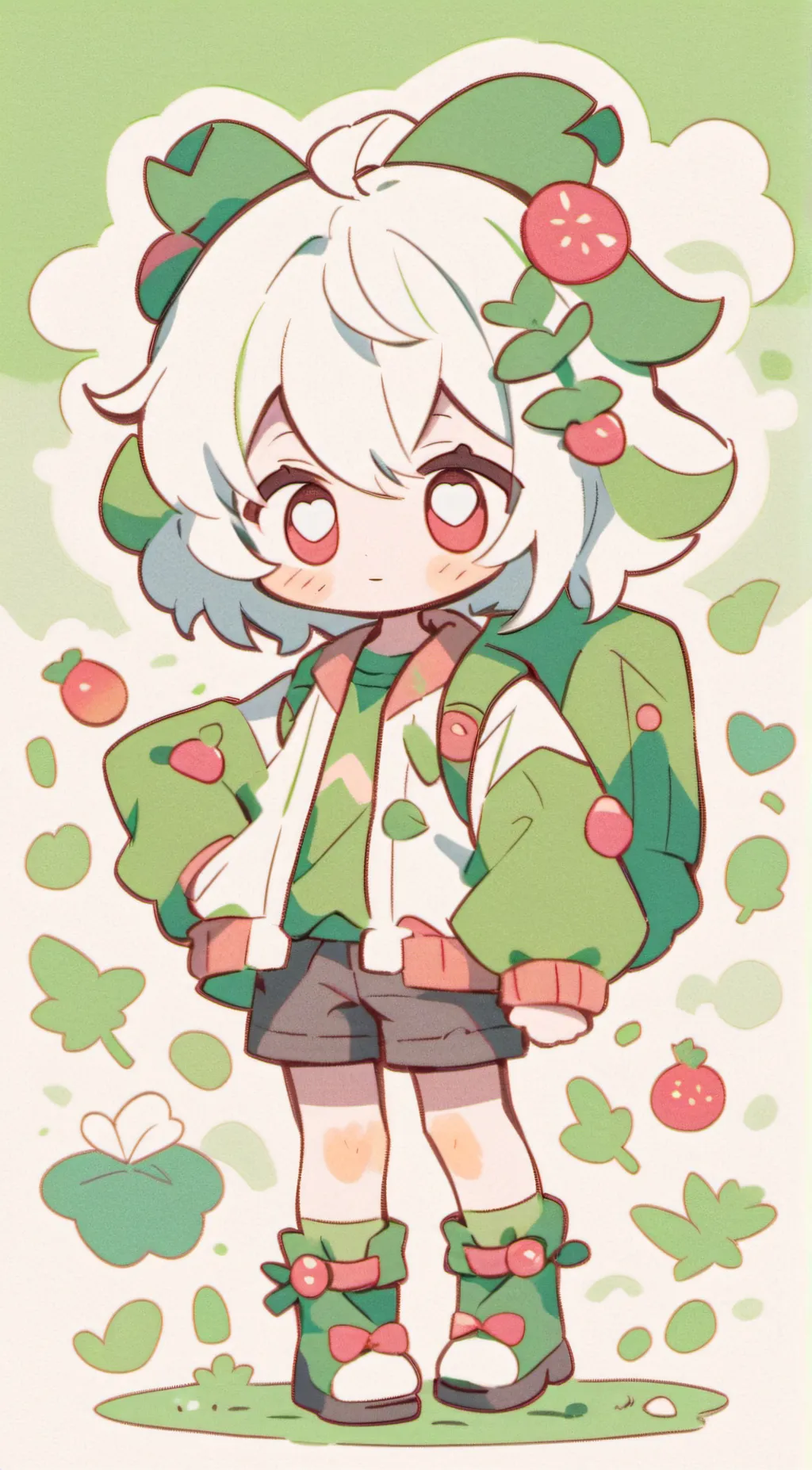 ai character: minecraft background