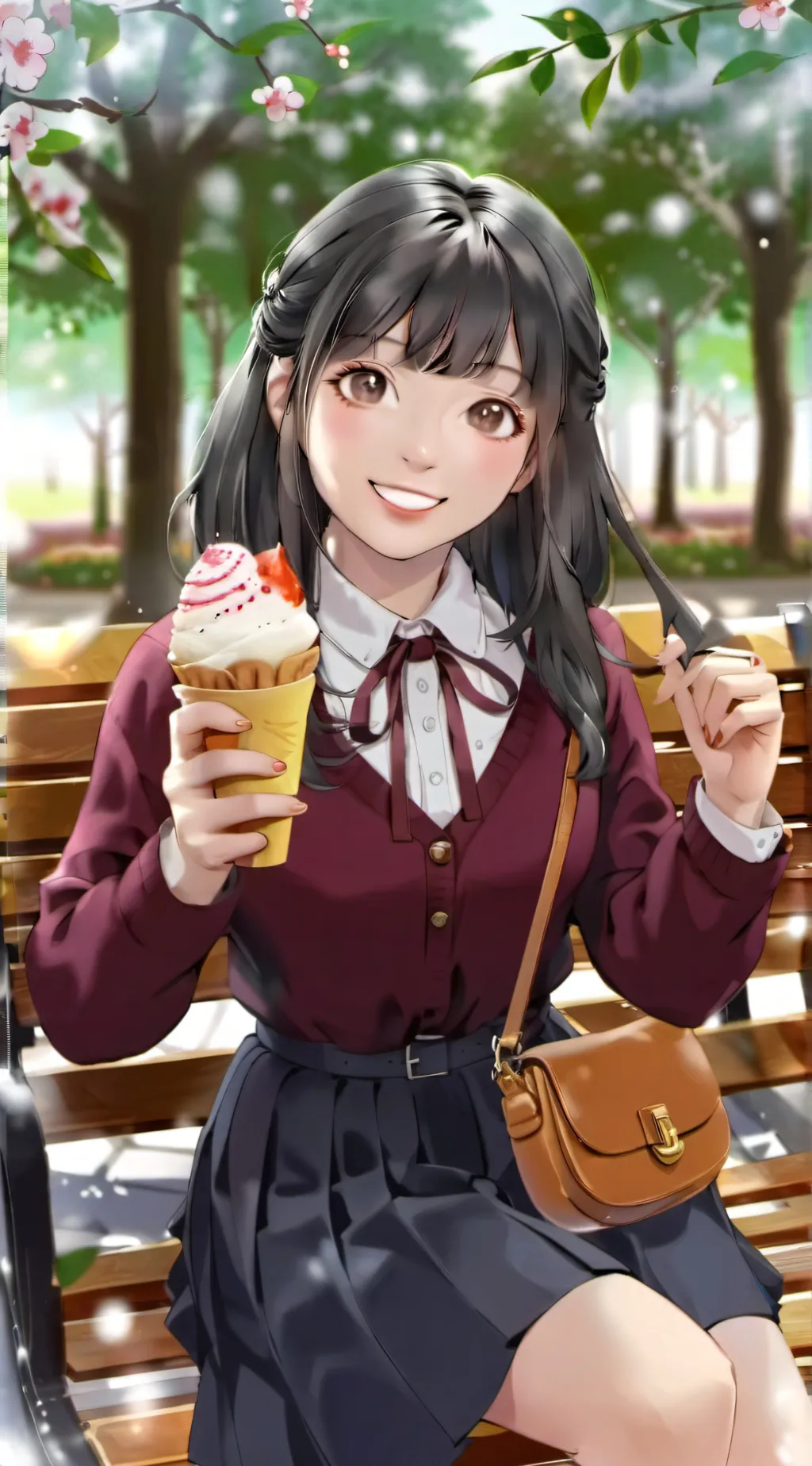 ai character: Hana Ichigo background