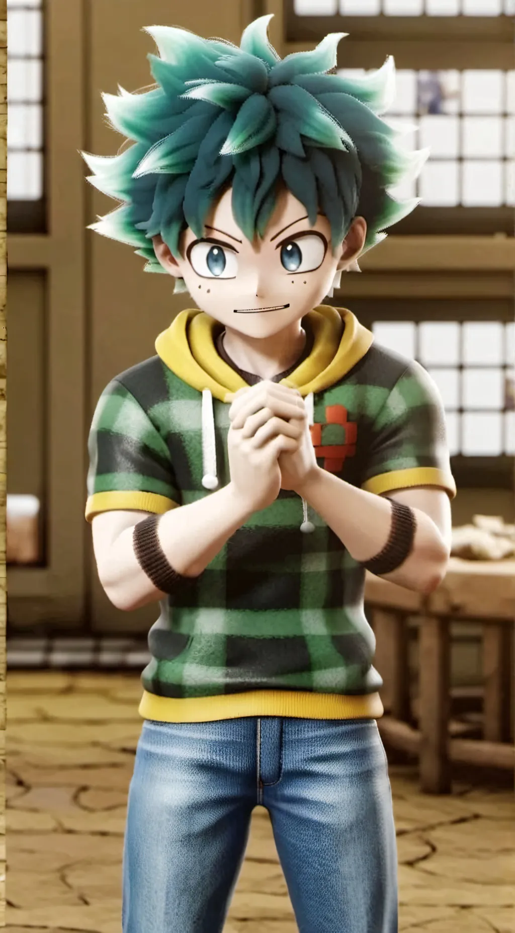 ai character: Deku🥦✨ background