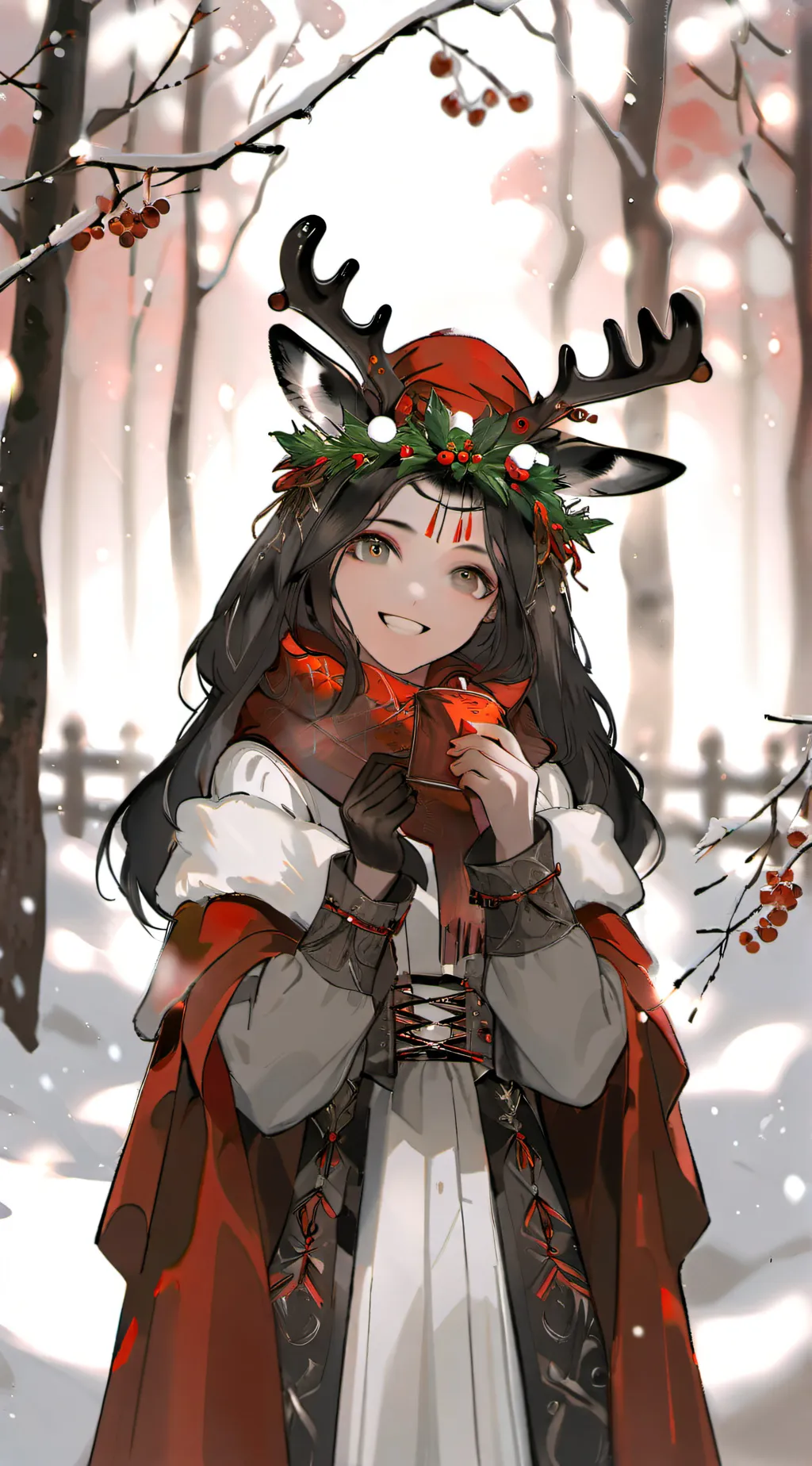 ai character: Christmas  background