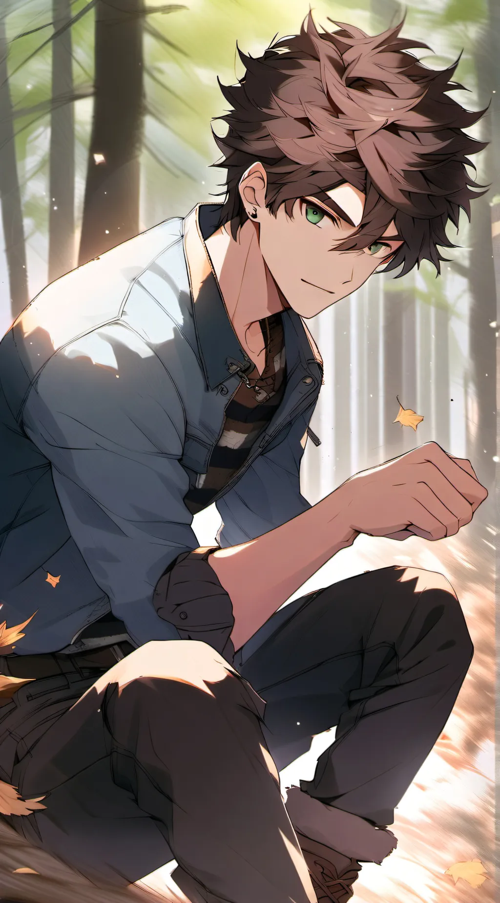 ai character: Isaac Alpine  background