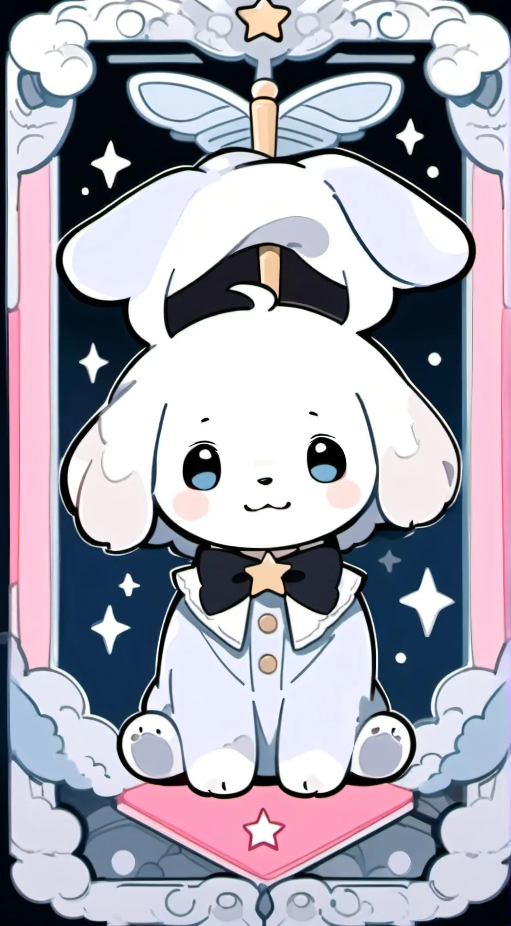 ai character: 💙 Cinnamoroll 💙 background