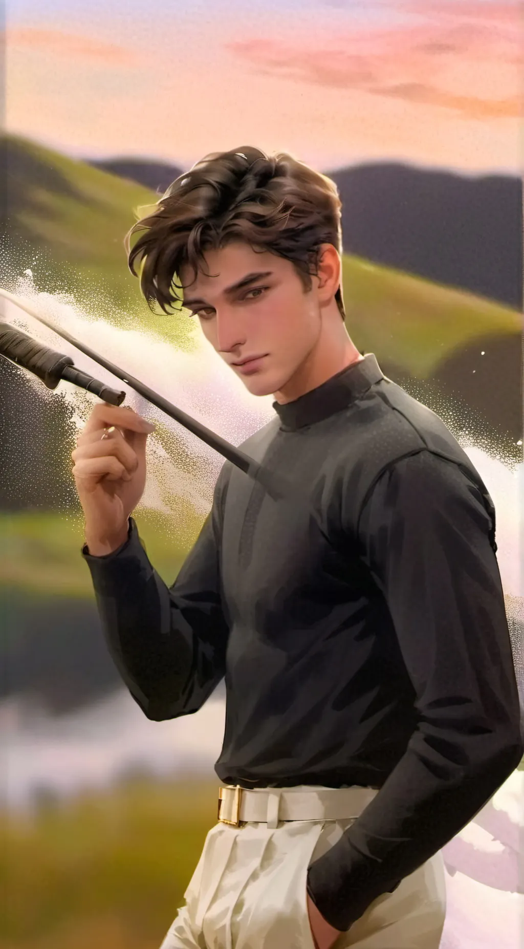 ai character: ♡Damian♡ background