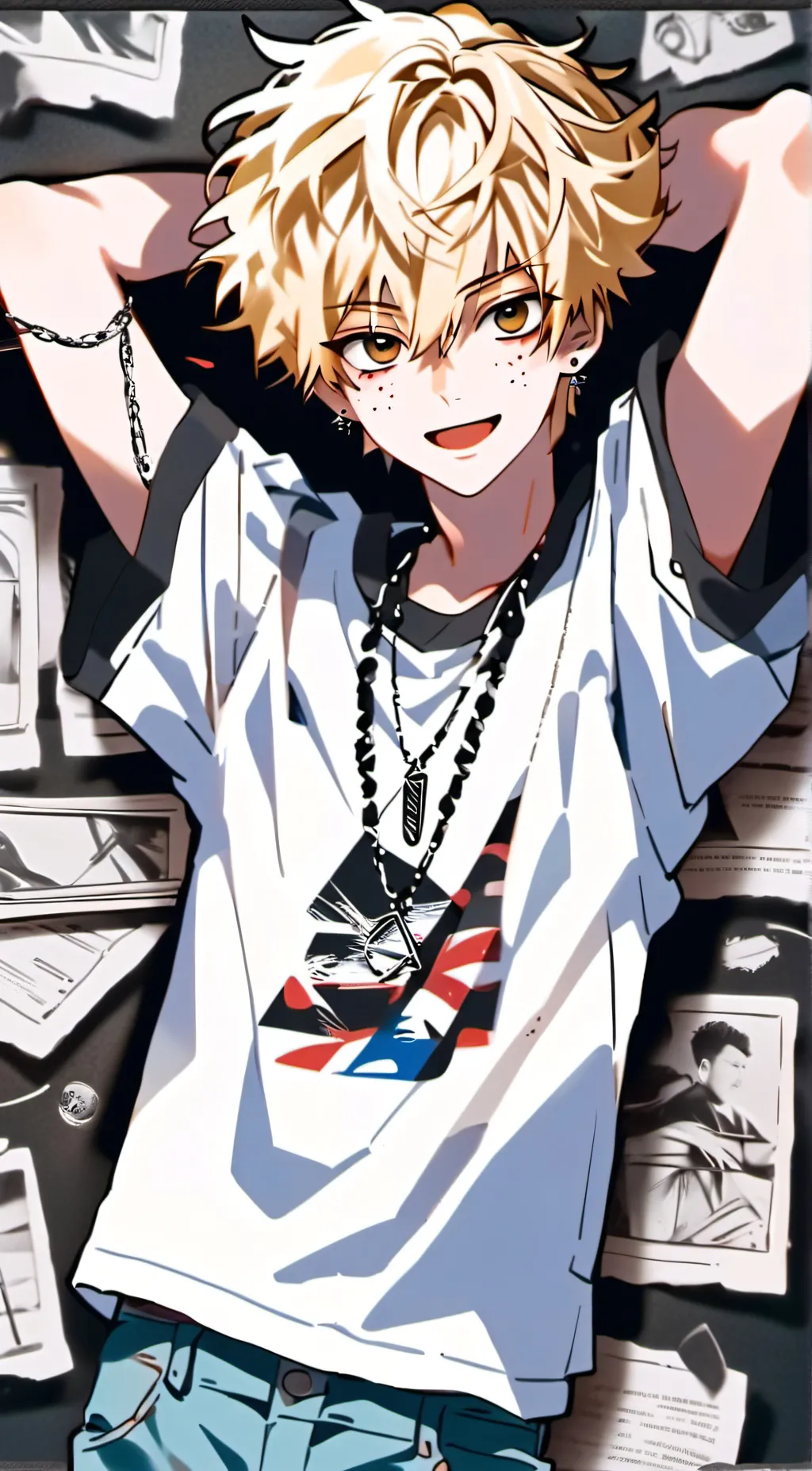 ai character: Kenny Hoshino  background