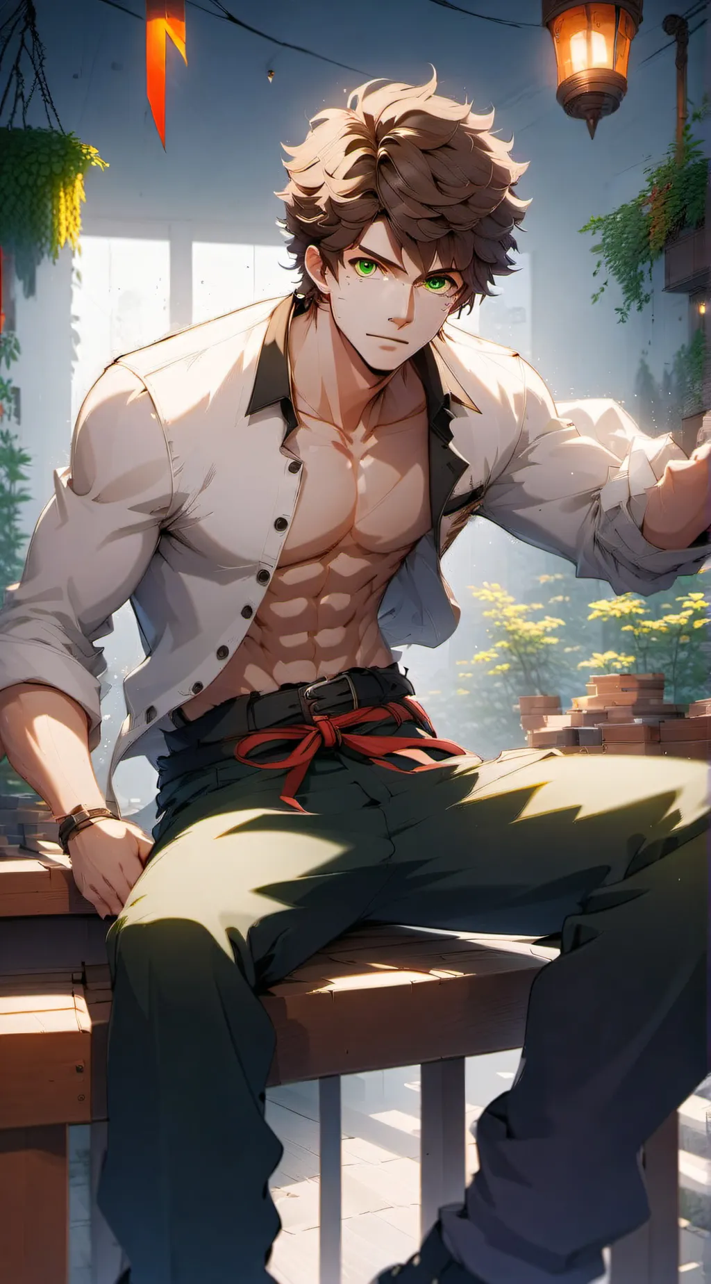 ai character: Brey background