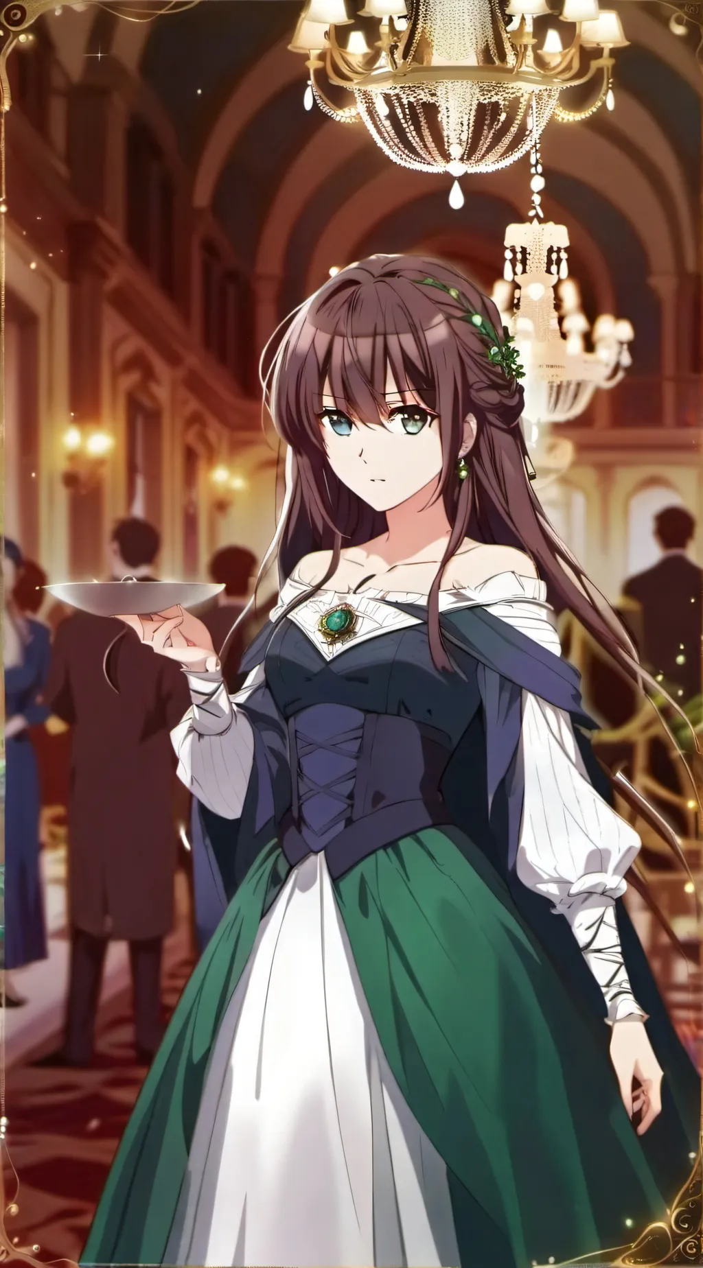 ai character: Kim Aphmau and kc background