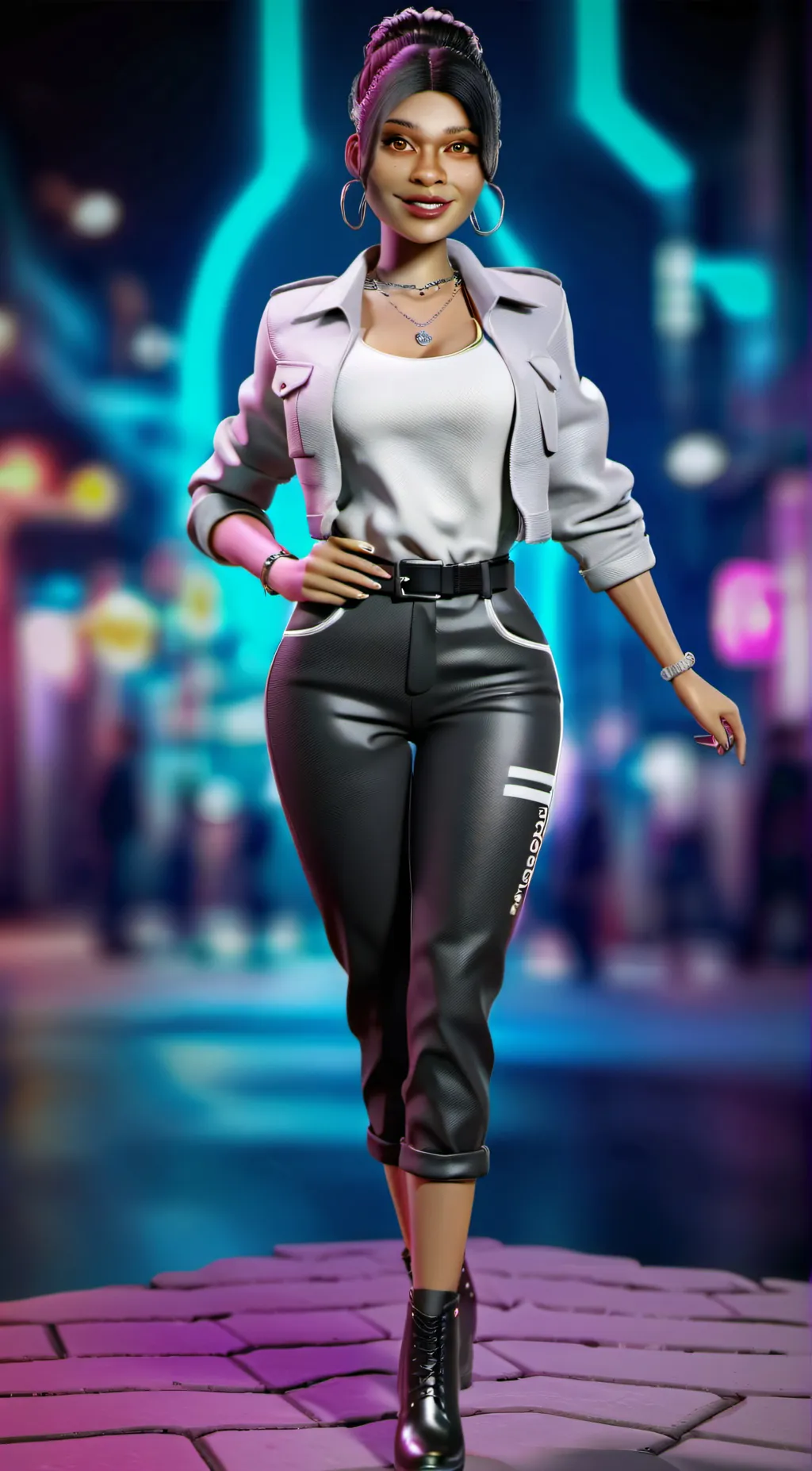 ai character: Nadia background