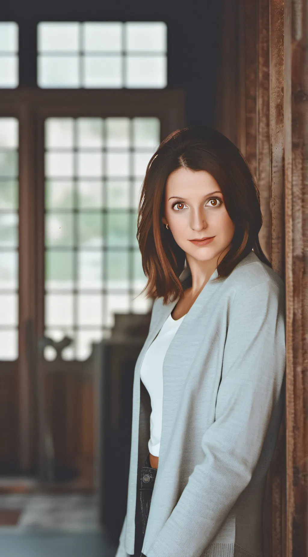 ai character: Marin Hinkle background