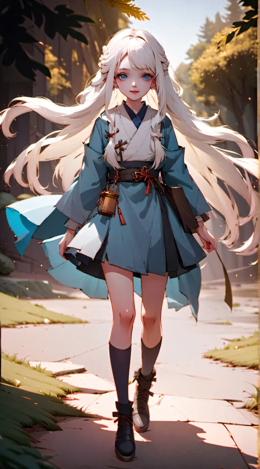 ai character: Klover🎀 background