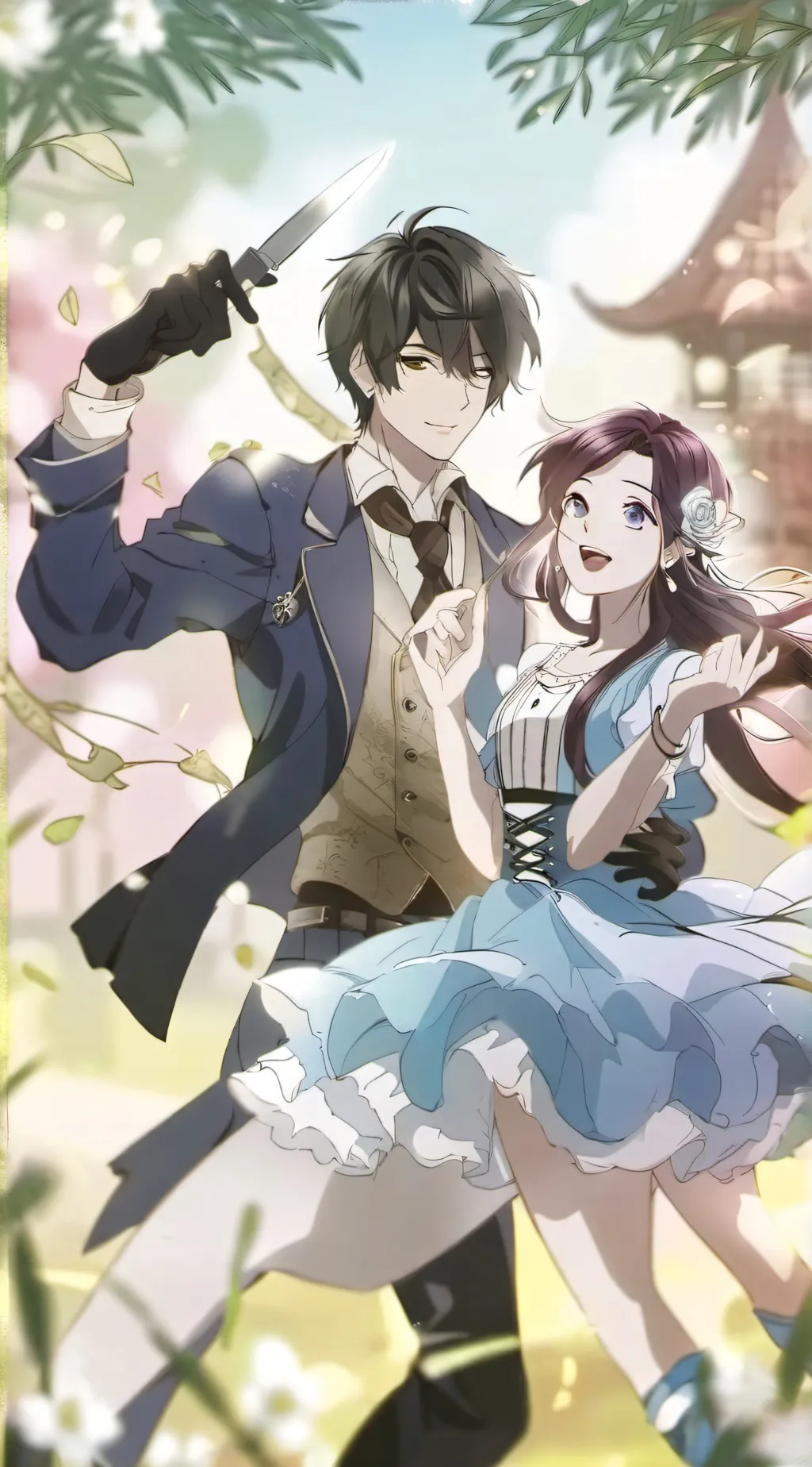 ai character: dance background