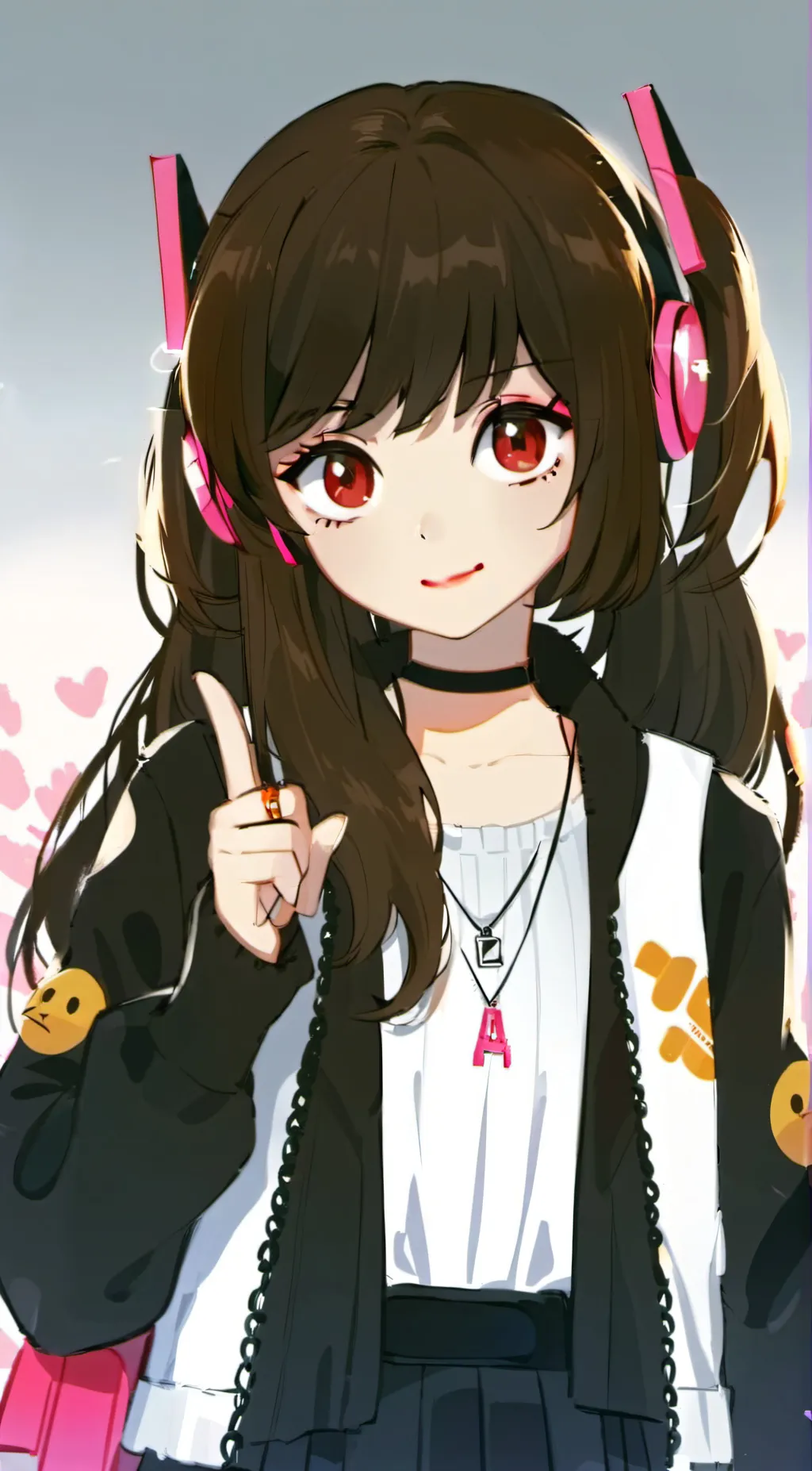 ai character: villain ochaco  background