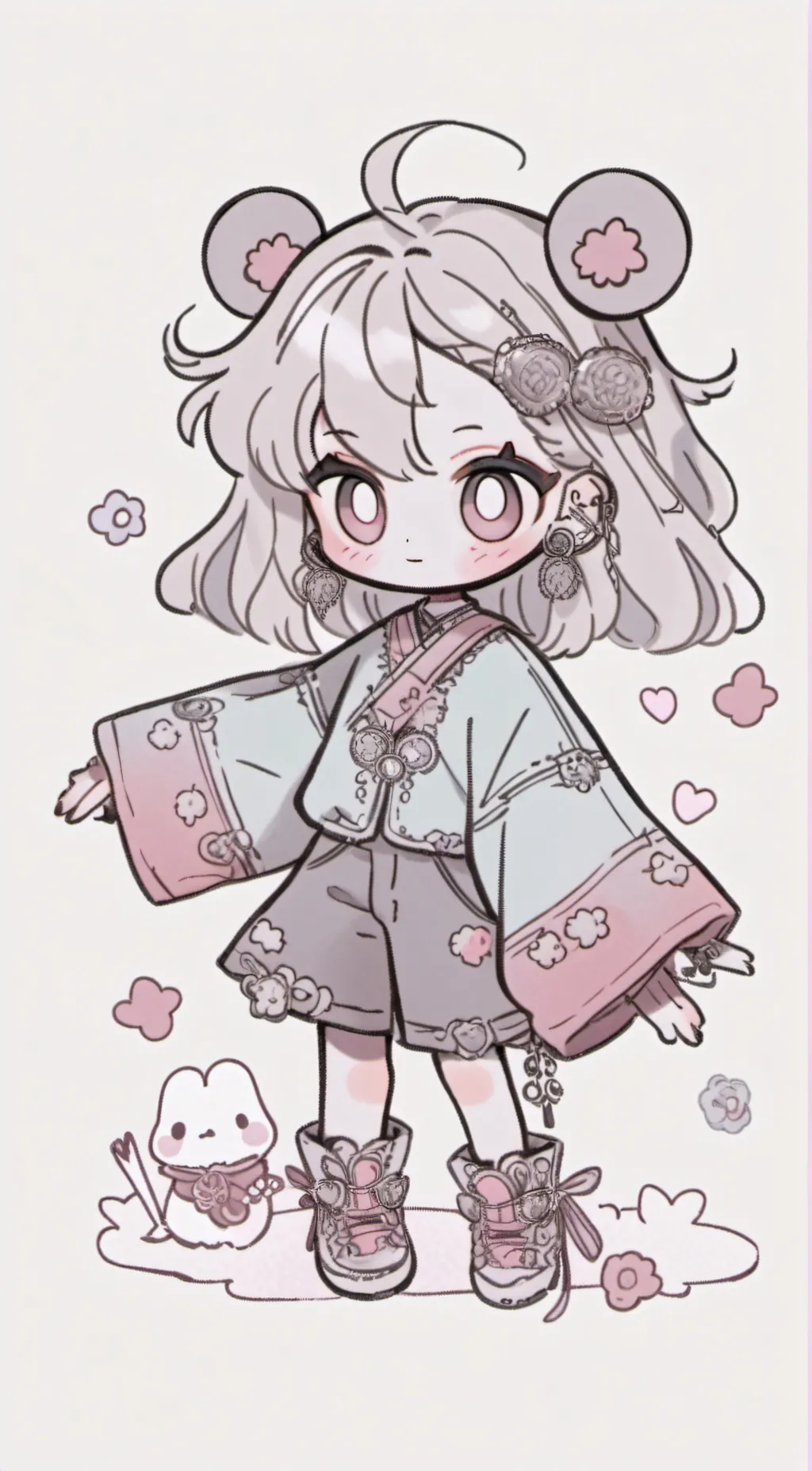 ai character: Huskdut background