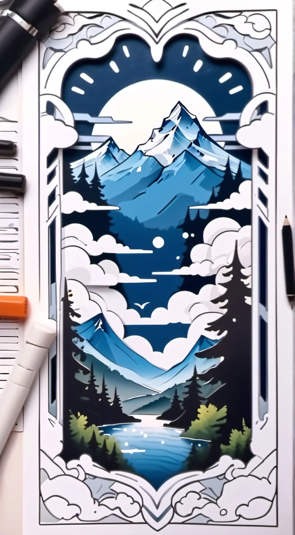 ai character: the amazing circus background