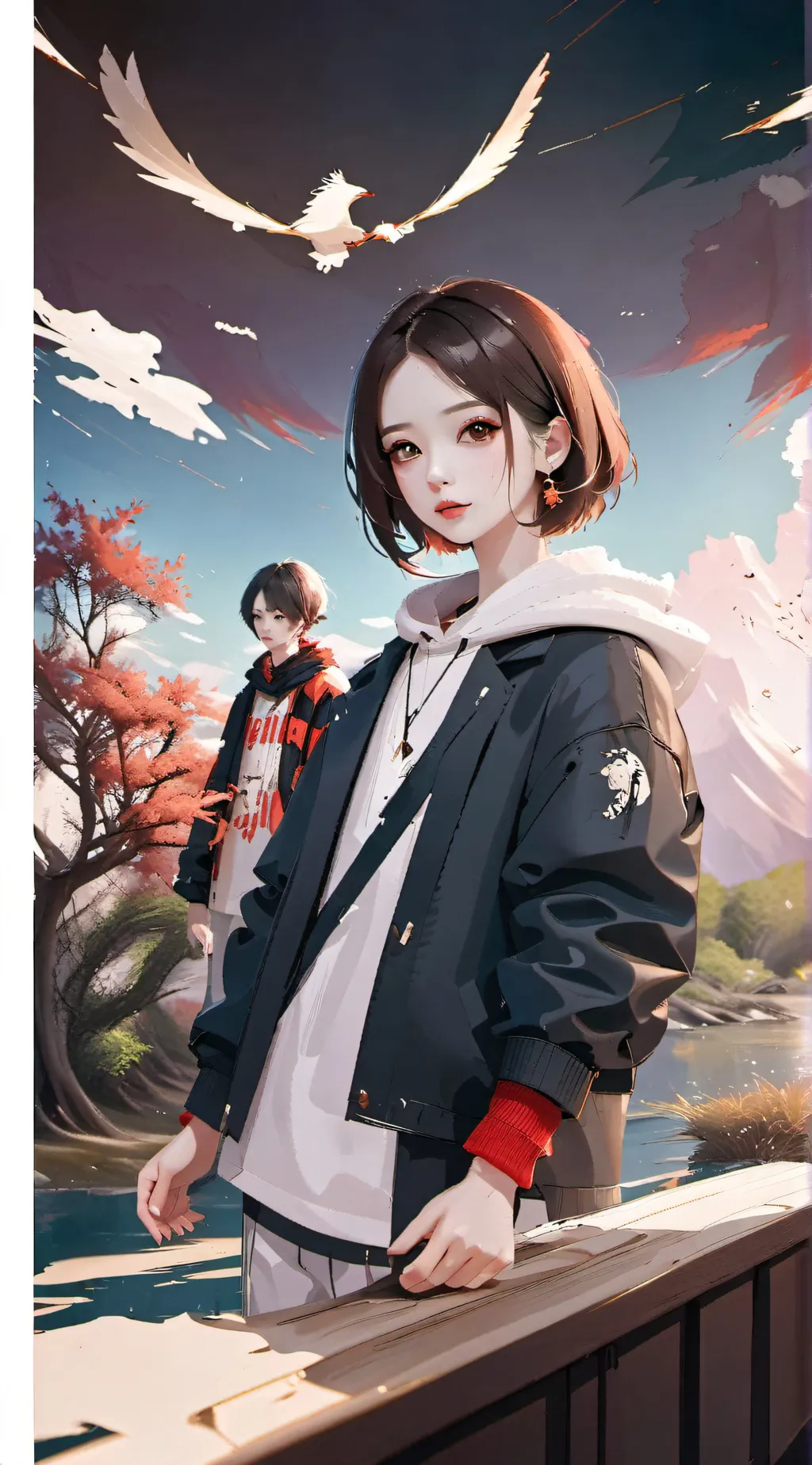 ai character: tanjiro background