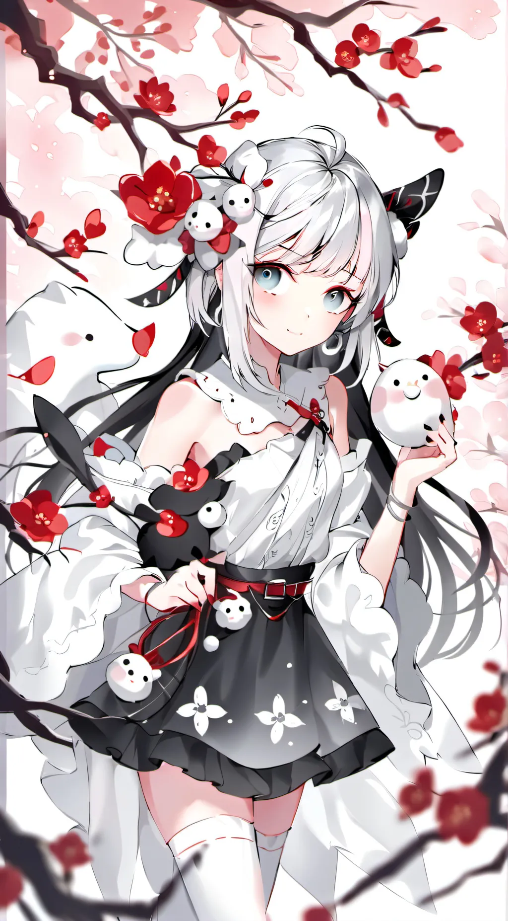 ai character: moon background