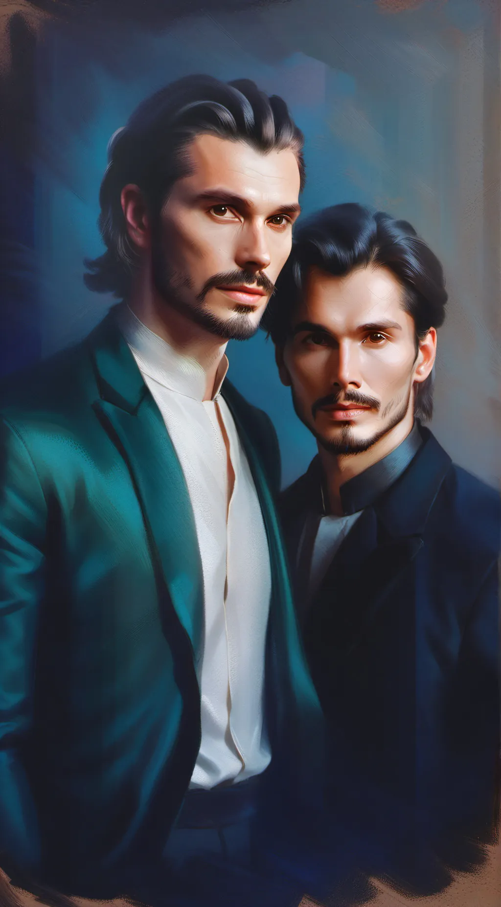 ai character: two twins background