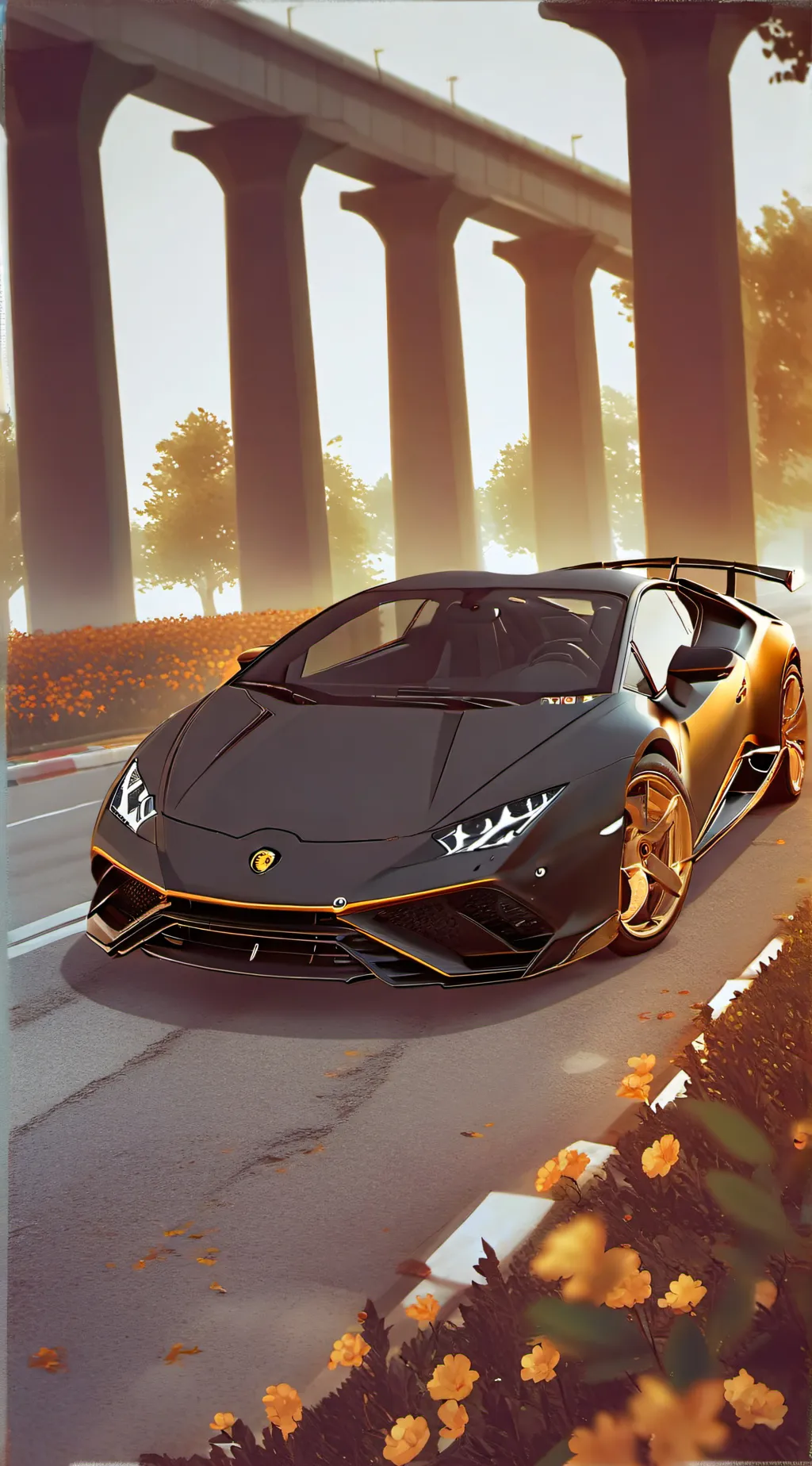 ai character: Lamborghini STO background