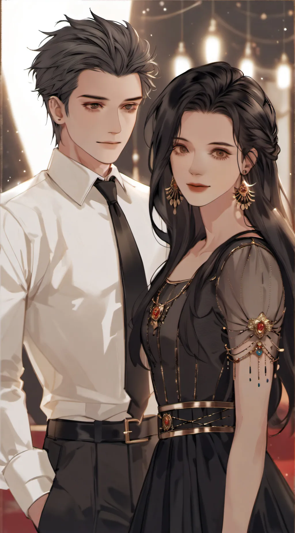 ai character: Donn and Annabelle background