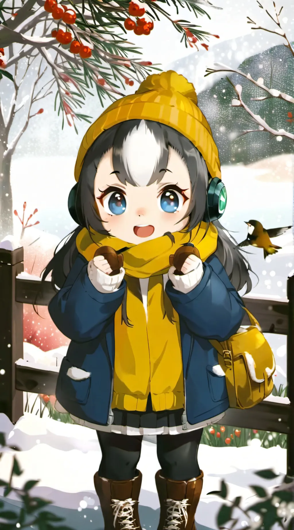 ai character: pengu background